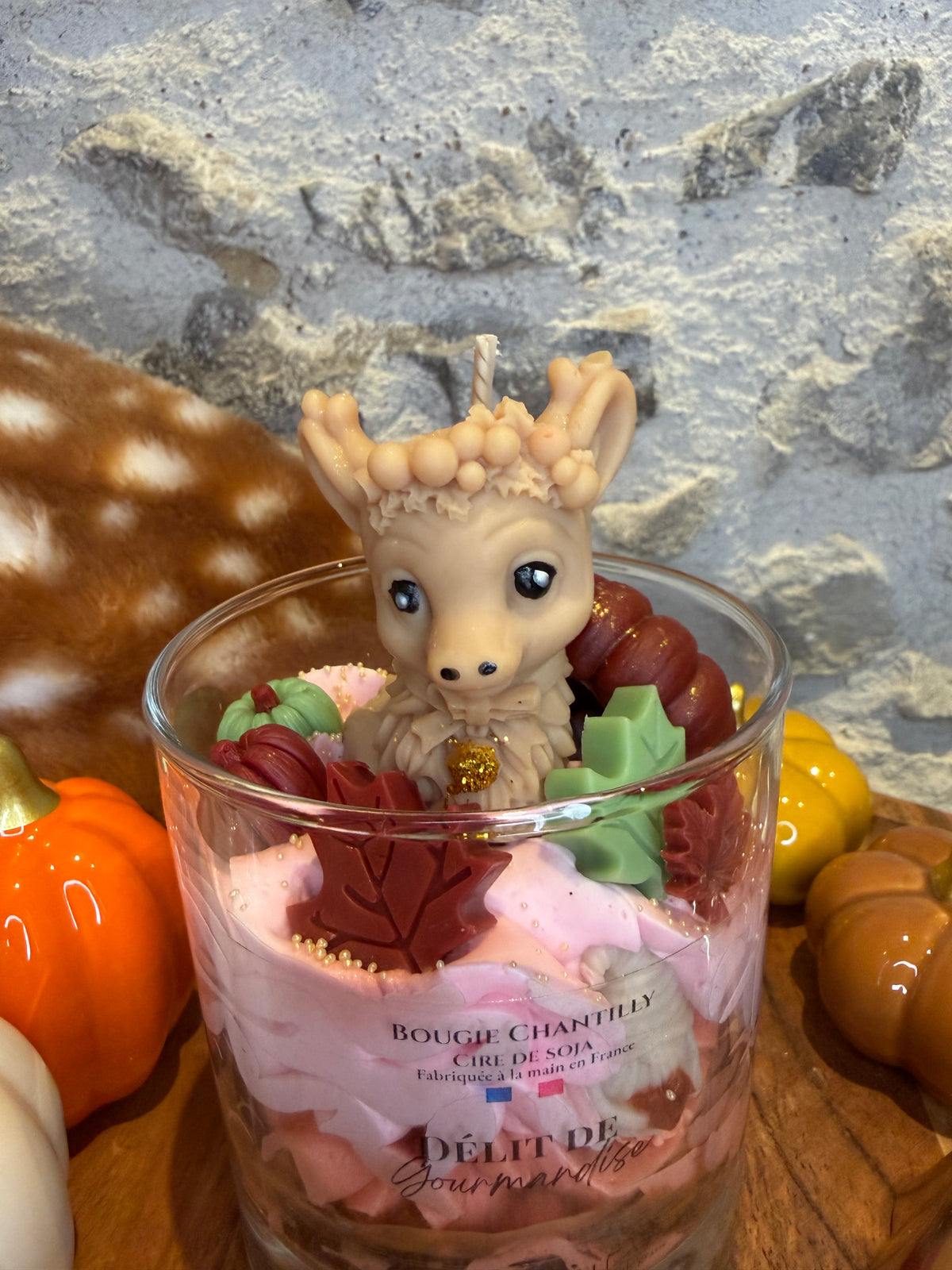 🍓 Bougie chantilly Délit de Gourmandise