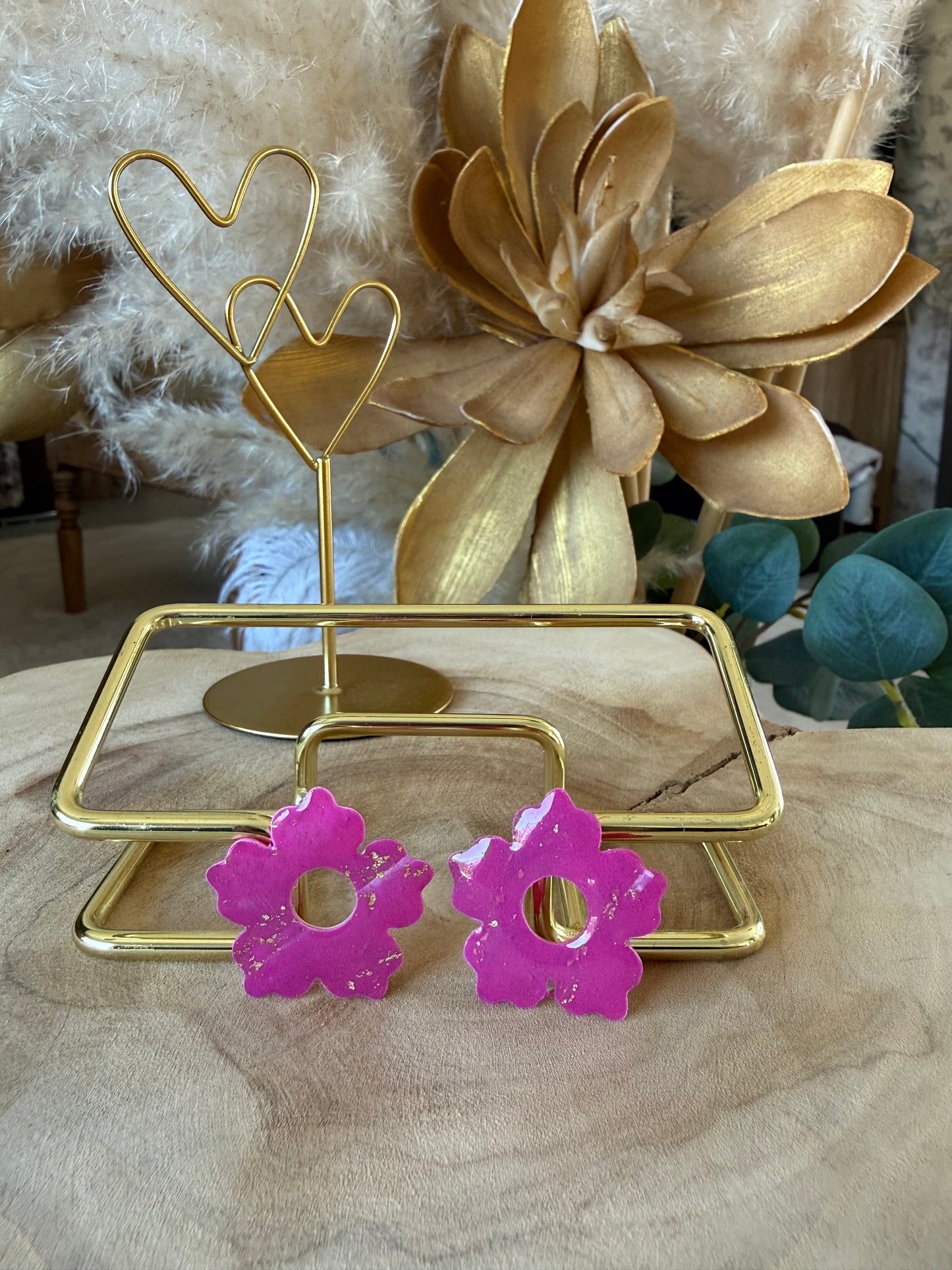 Pampilles Fuchsia Gold interchangeables