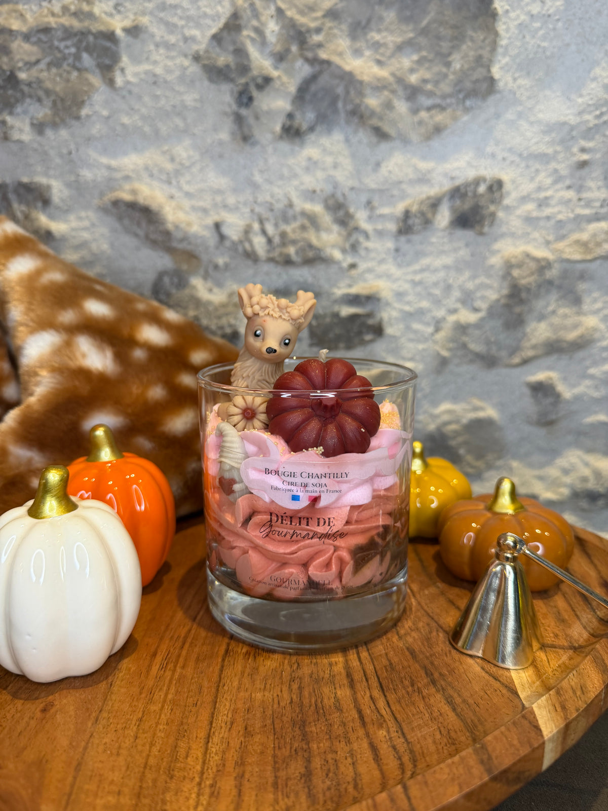 🍓 Bougie chantilly Délit de Gourmandise