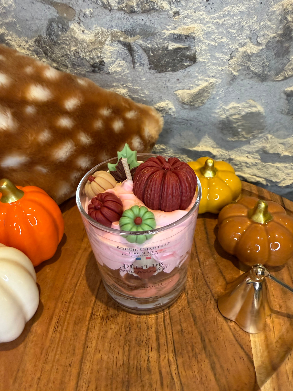 🍓 Bougie chantilly Délit de Gourmandise