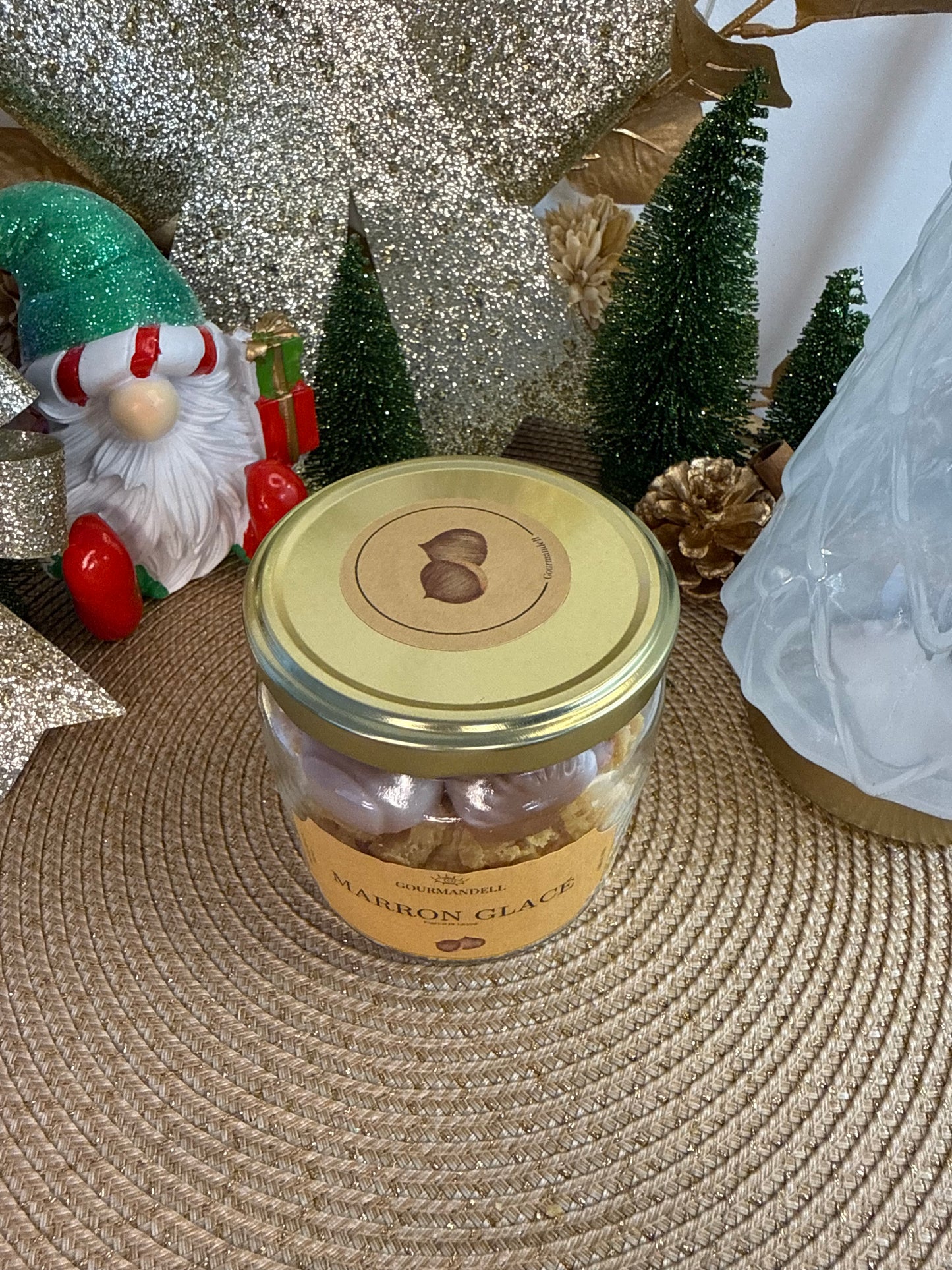 Bougie parfumée Marron Glacé – Édition Limitée de Noël
