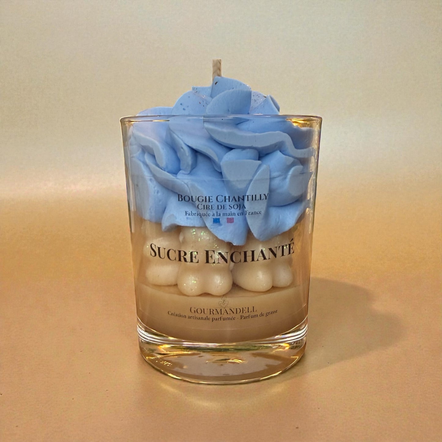 🍬 Bougie parfumée – Sucre Enchanté