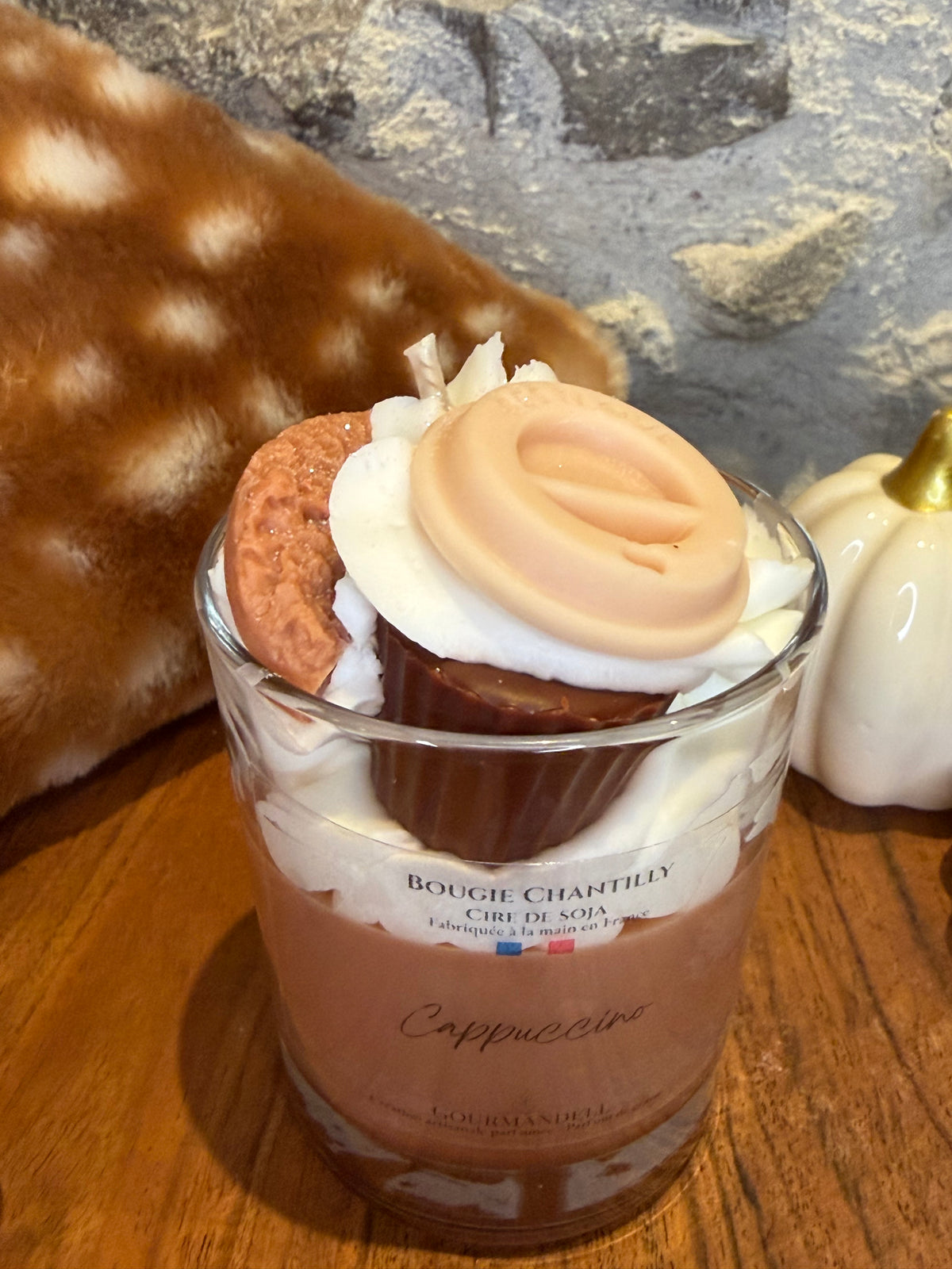 ☕ Bougie chantilly Cappuccino
