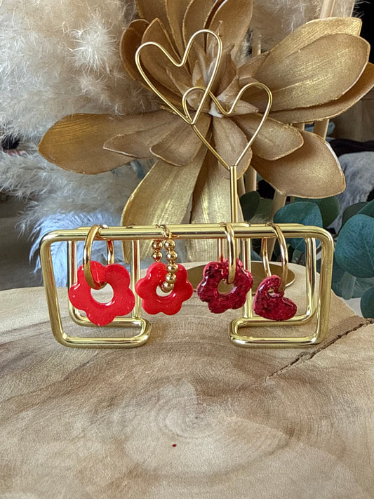 Pampilles Ruby Stardust interchangeables