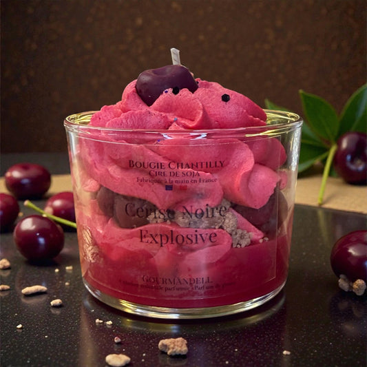 🍒 Bougie parfumée – Cerise Noire Explosive