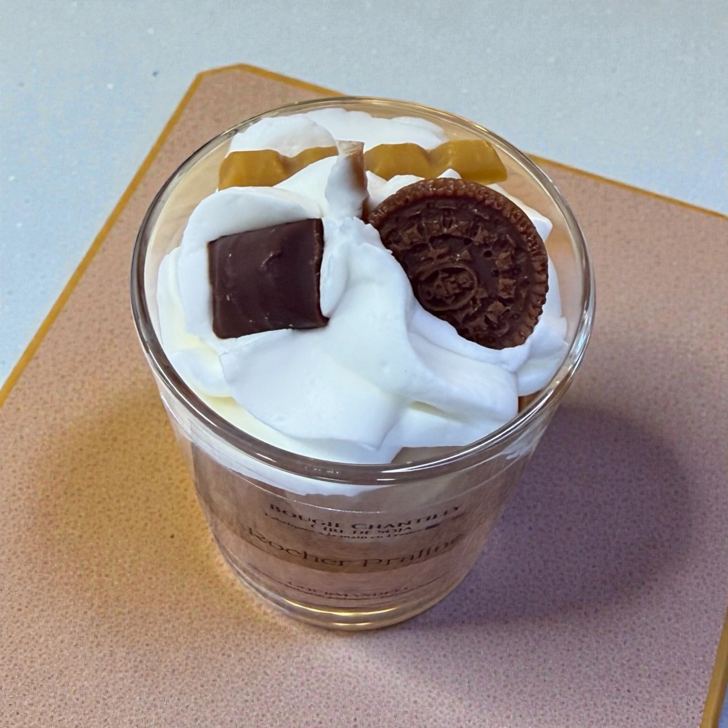 Bougie parfumée – Rocher Praliné