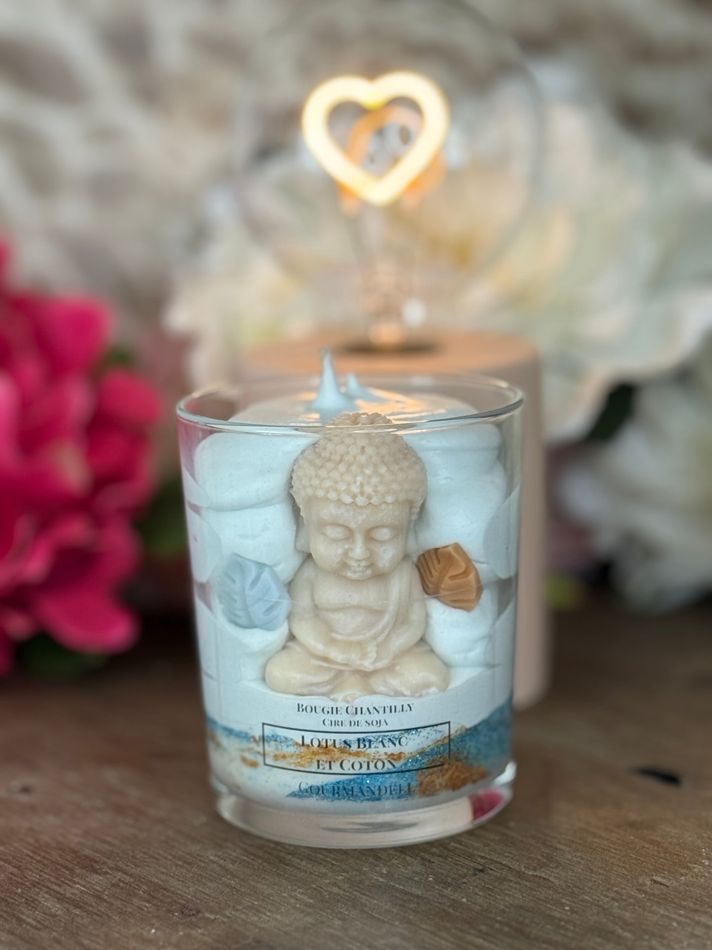 Bougie Parfumée Lotus Blanc & Coton – 70g / 140g / 170g