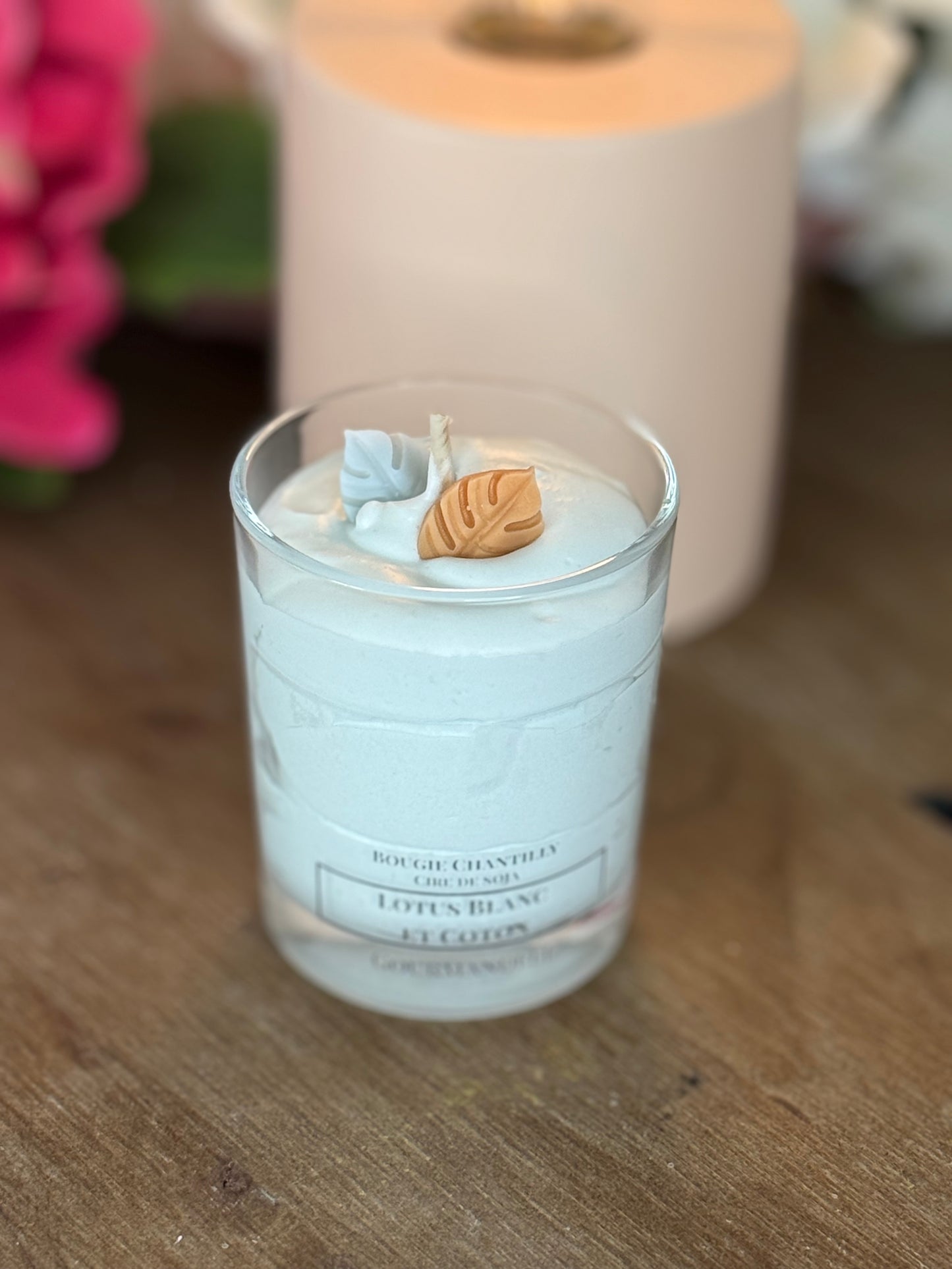 Bougie Parfumée Lotus Blanc & Coton – 70g / 140g / 170g