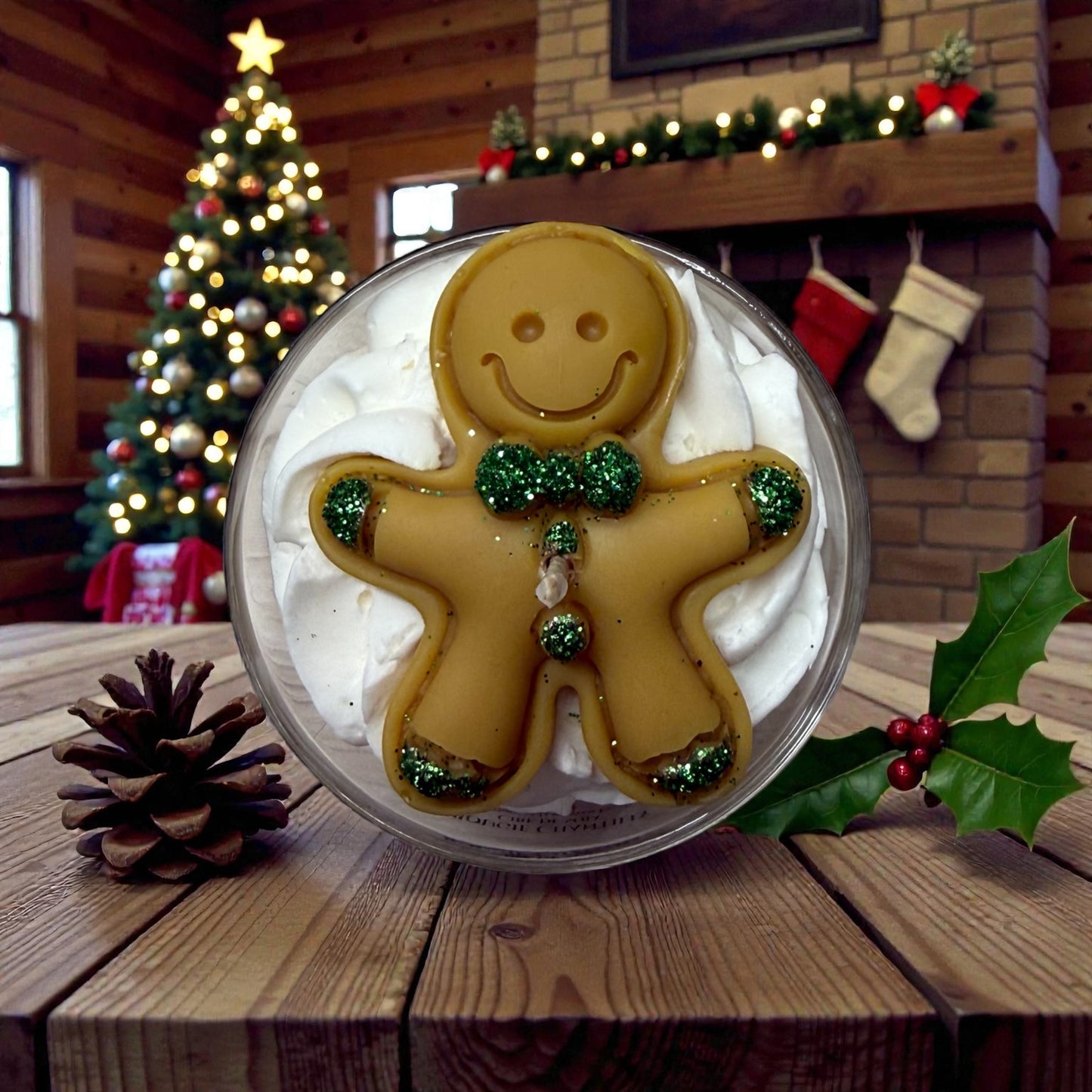 Bougie parfumée Vanille & Cannelle – Édition de Noël – 170 g