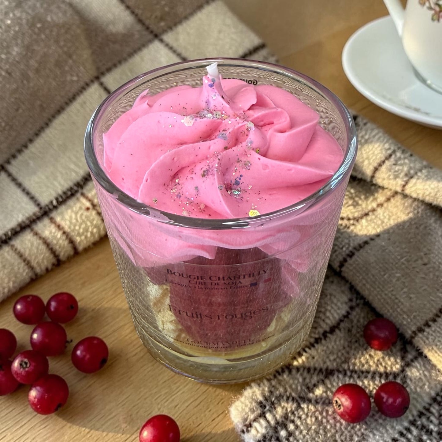 Bougie Chantilly Fruits Rouges