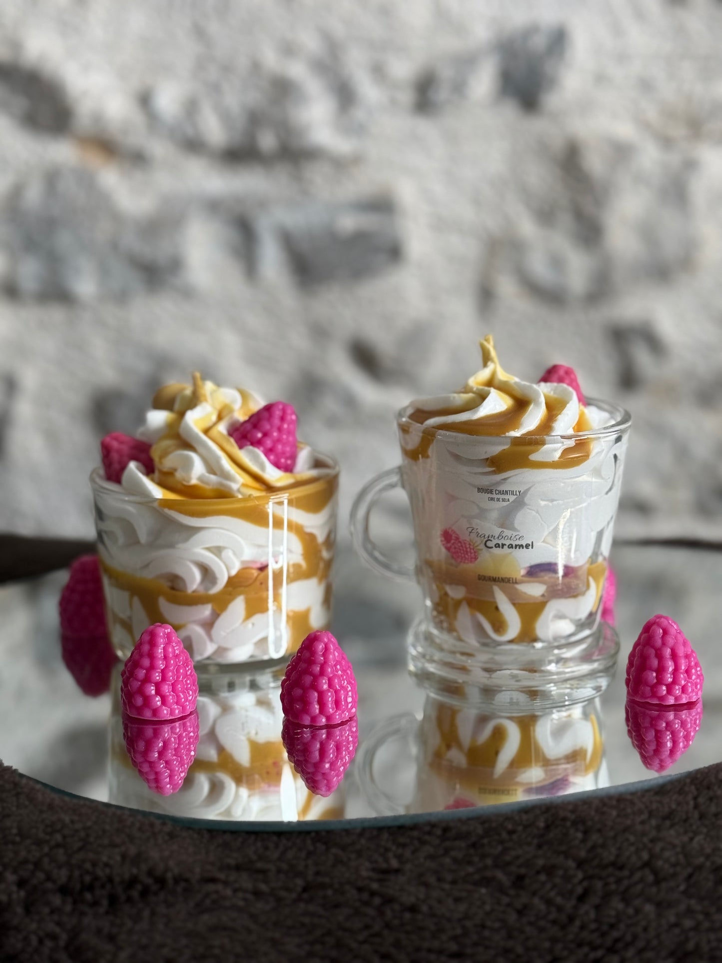 Bougie Parfumée Framboise Caramel