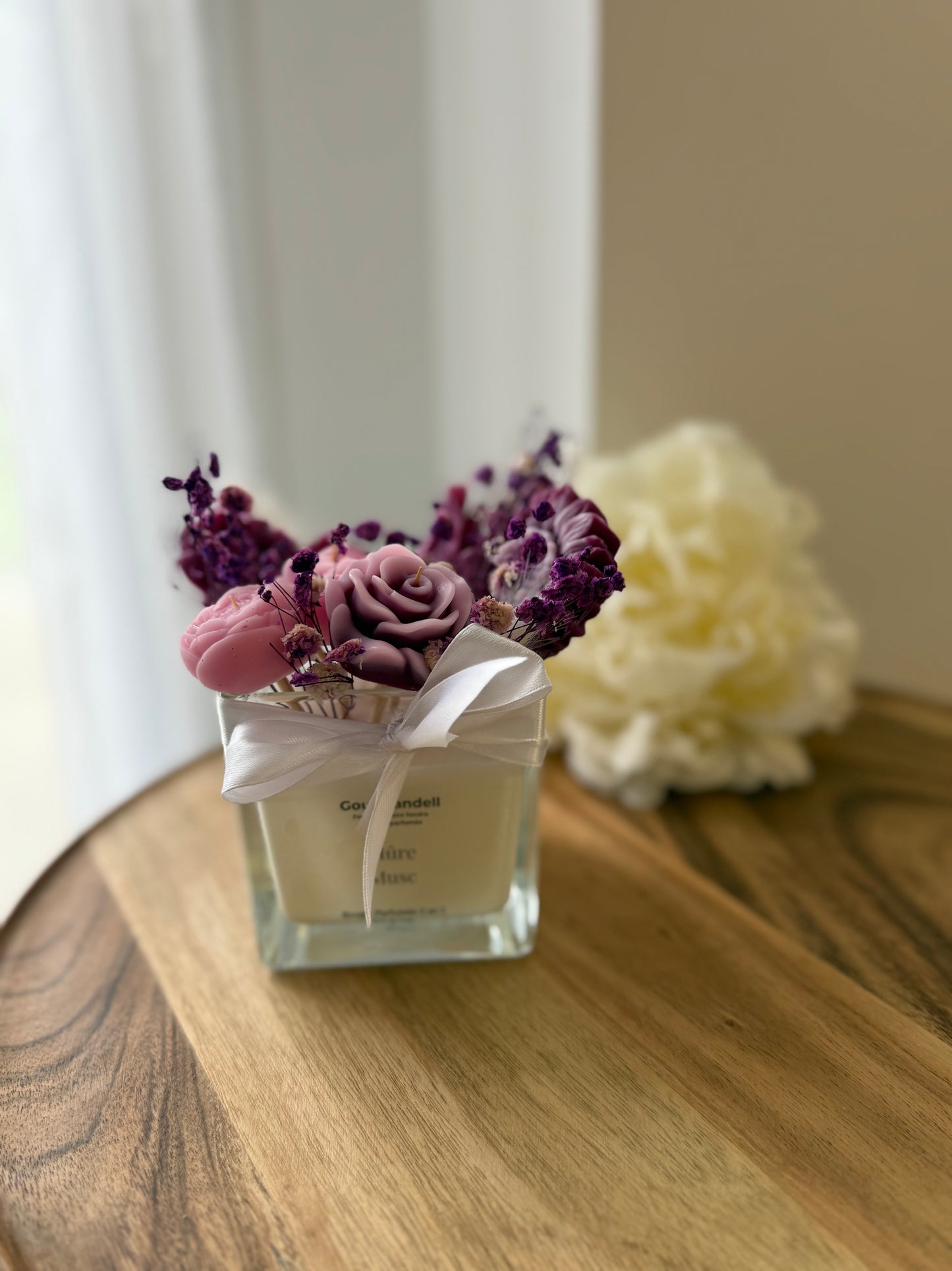 Bougie 2 en 1 Mûre Musc – Fondants + Bougie Parfumée – Pièce Unique
