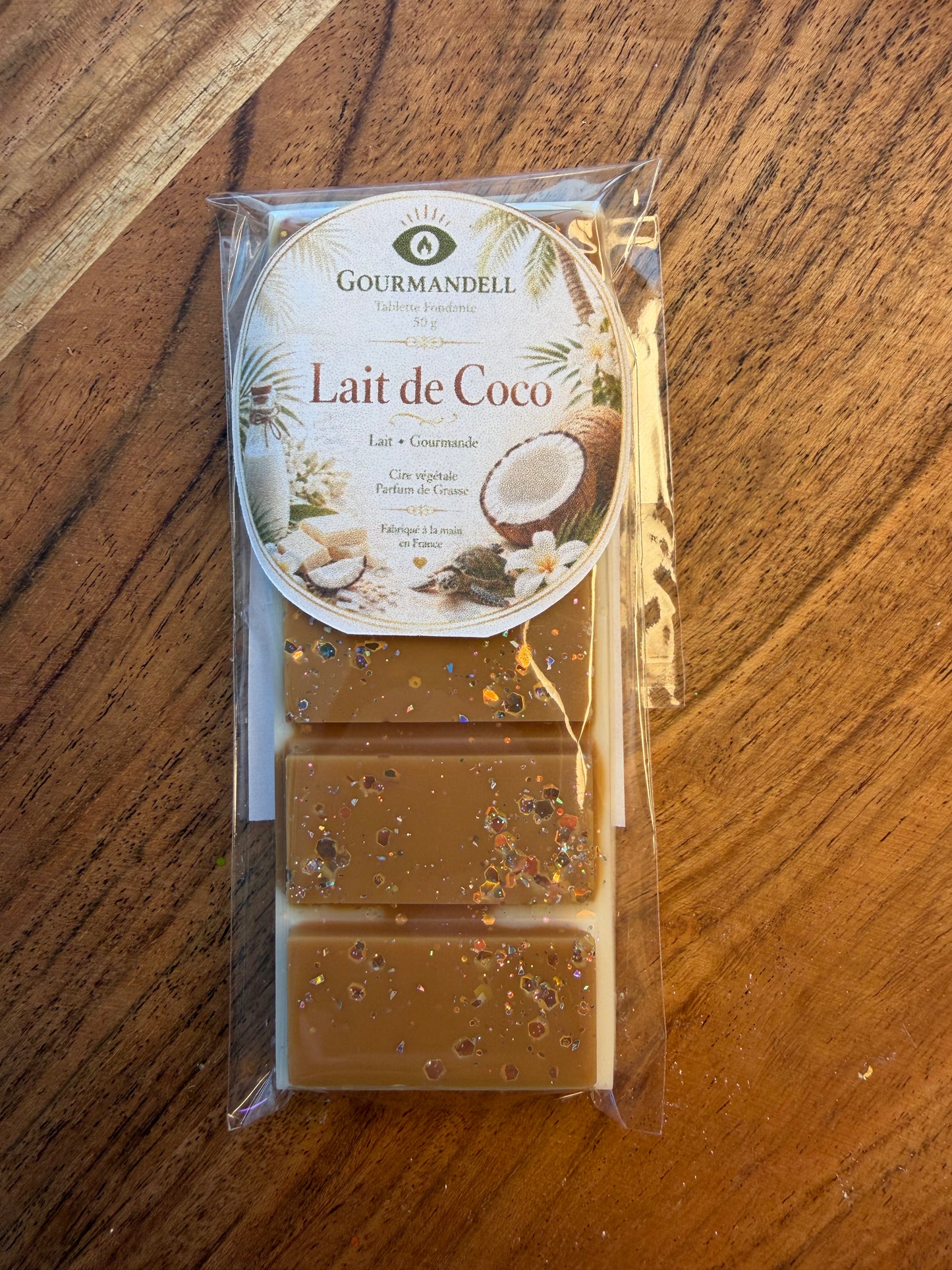 🥥 TABLETTE FONDANTE LAIT DE COCO – 50 G
