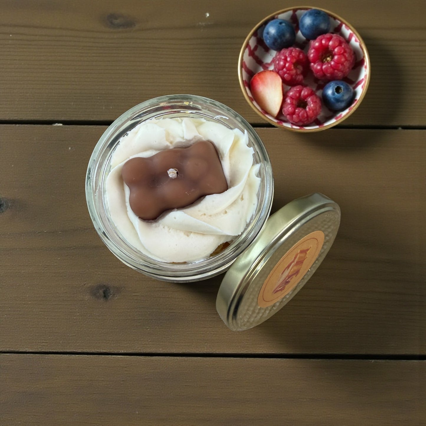 Bougie Chantilly Caramel Beurre Salé — Douceur irrésistible 🍮✨