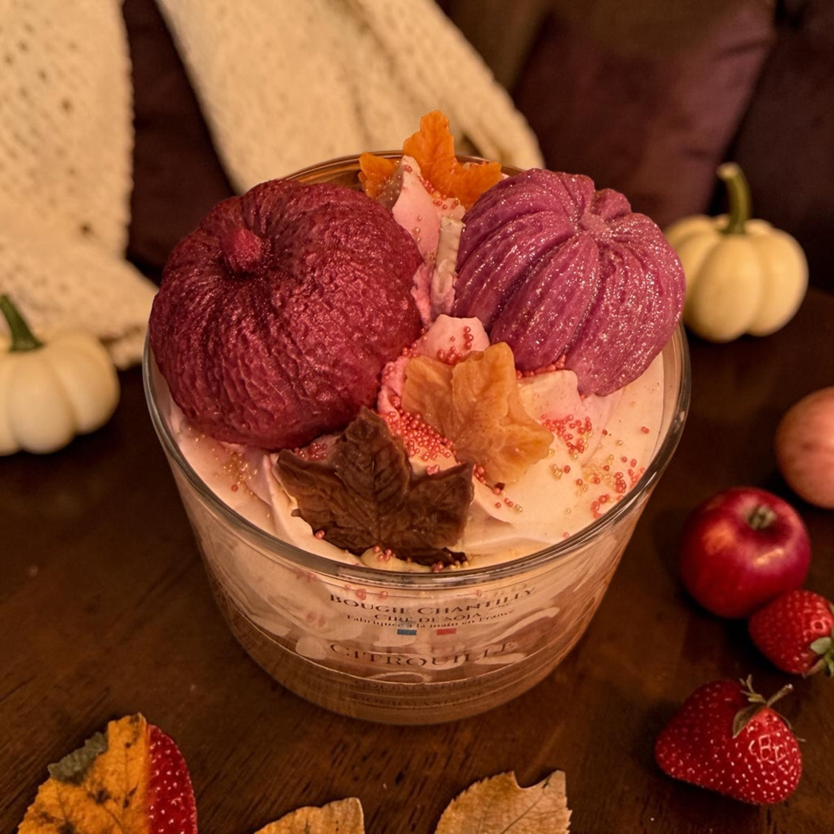 🎃 Bougie chantilly « Citrouille »
