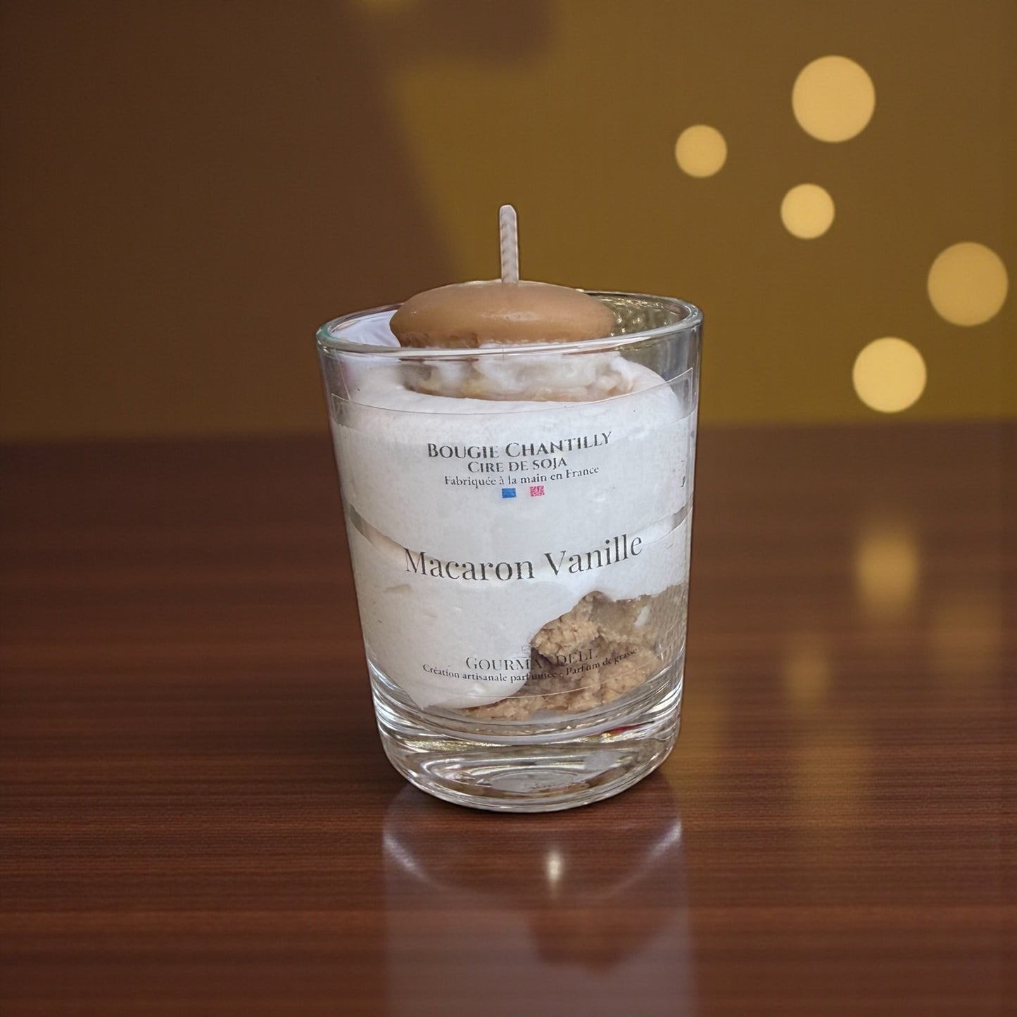 Bougie parfumée Macaron Vanille