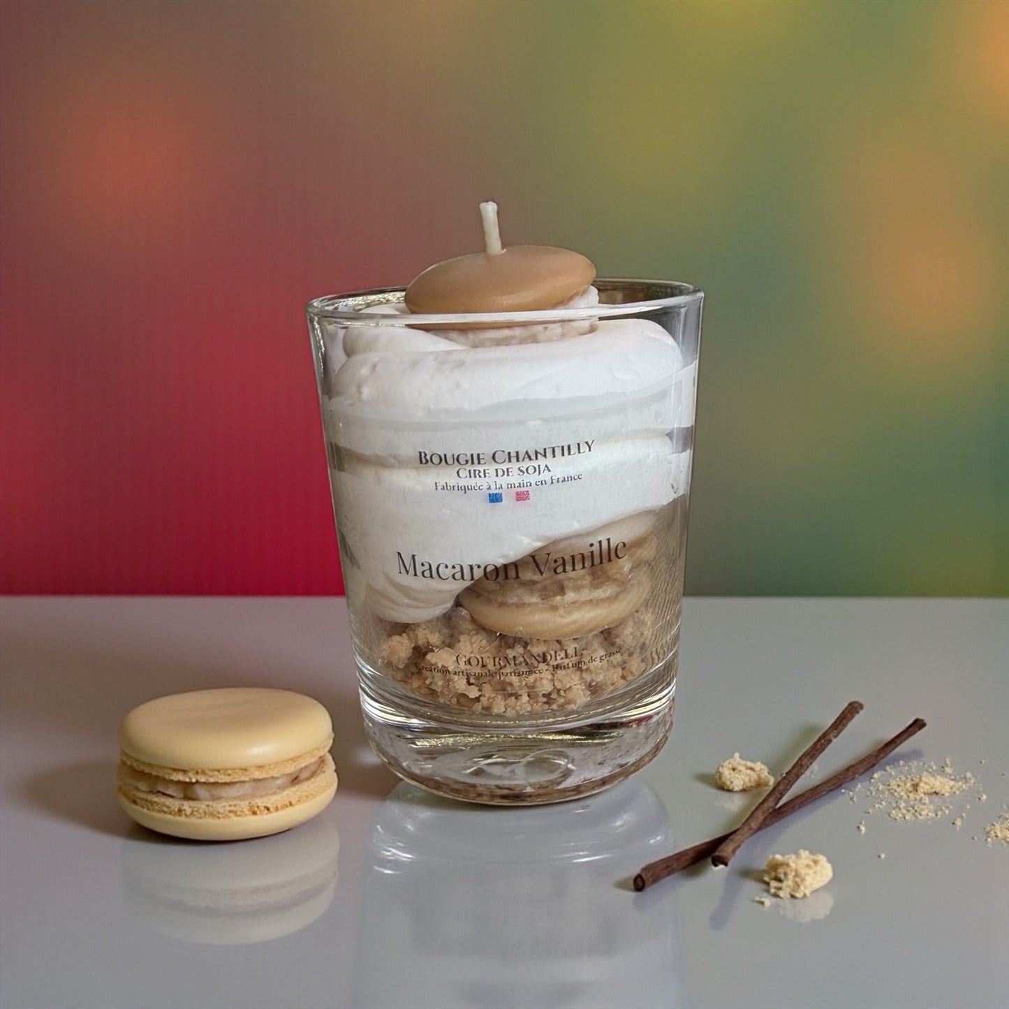 Bougie parfumée Macaron Vanille