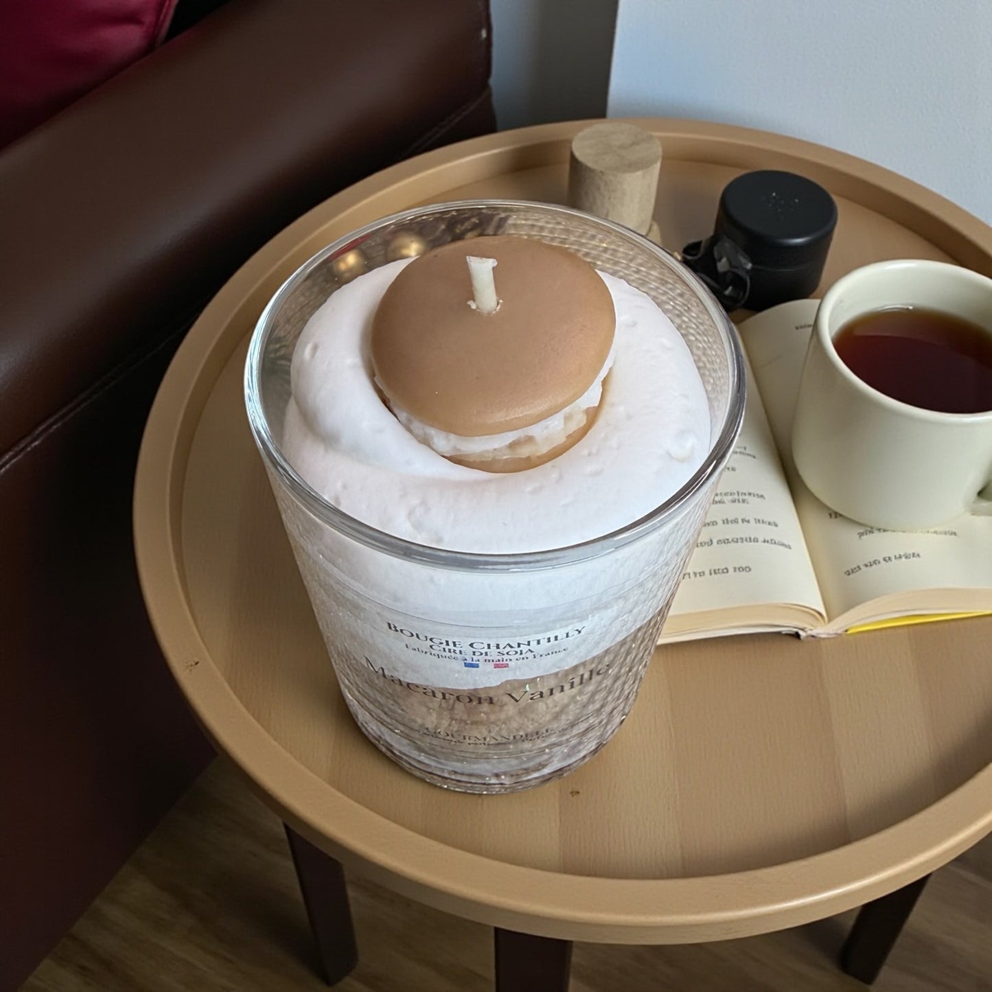 Bougie parfumée Macaron Vanille