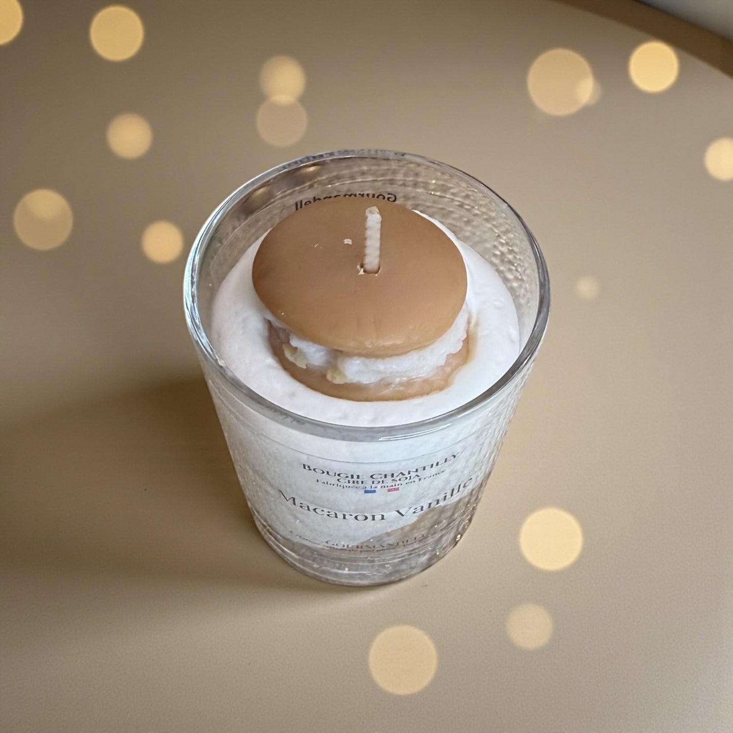 Bougie parfumée Macaron Vanille