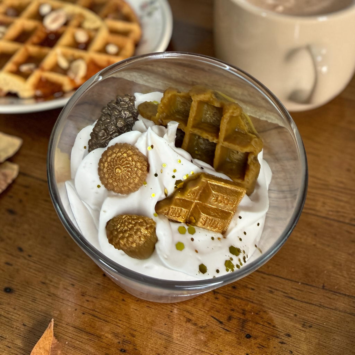 🧇 Bougie chantilly Gaufre-moi encore