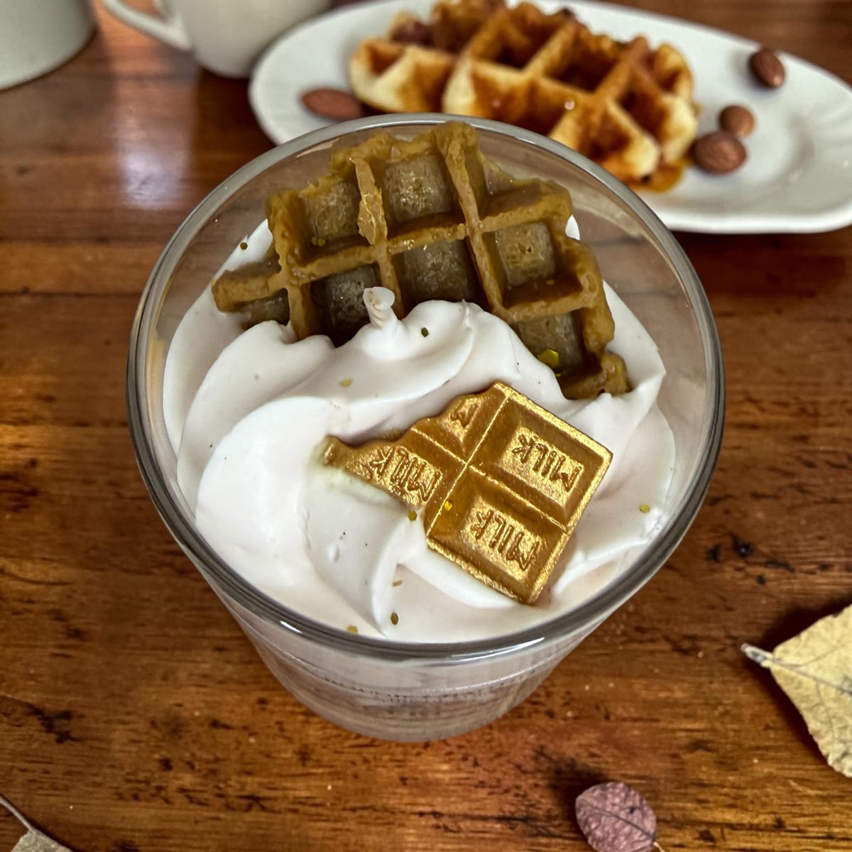 🧇 Bougie chantilly Gaufre-moi encore