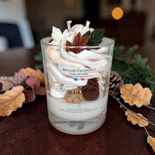 Bois Défendu — Bougie chantilly artisanale
