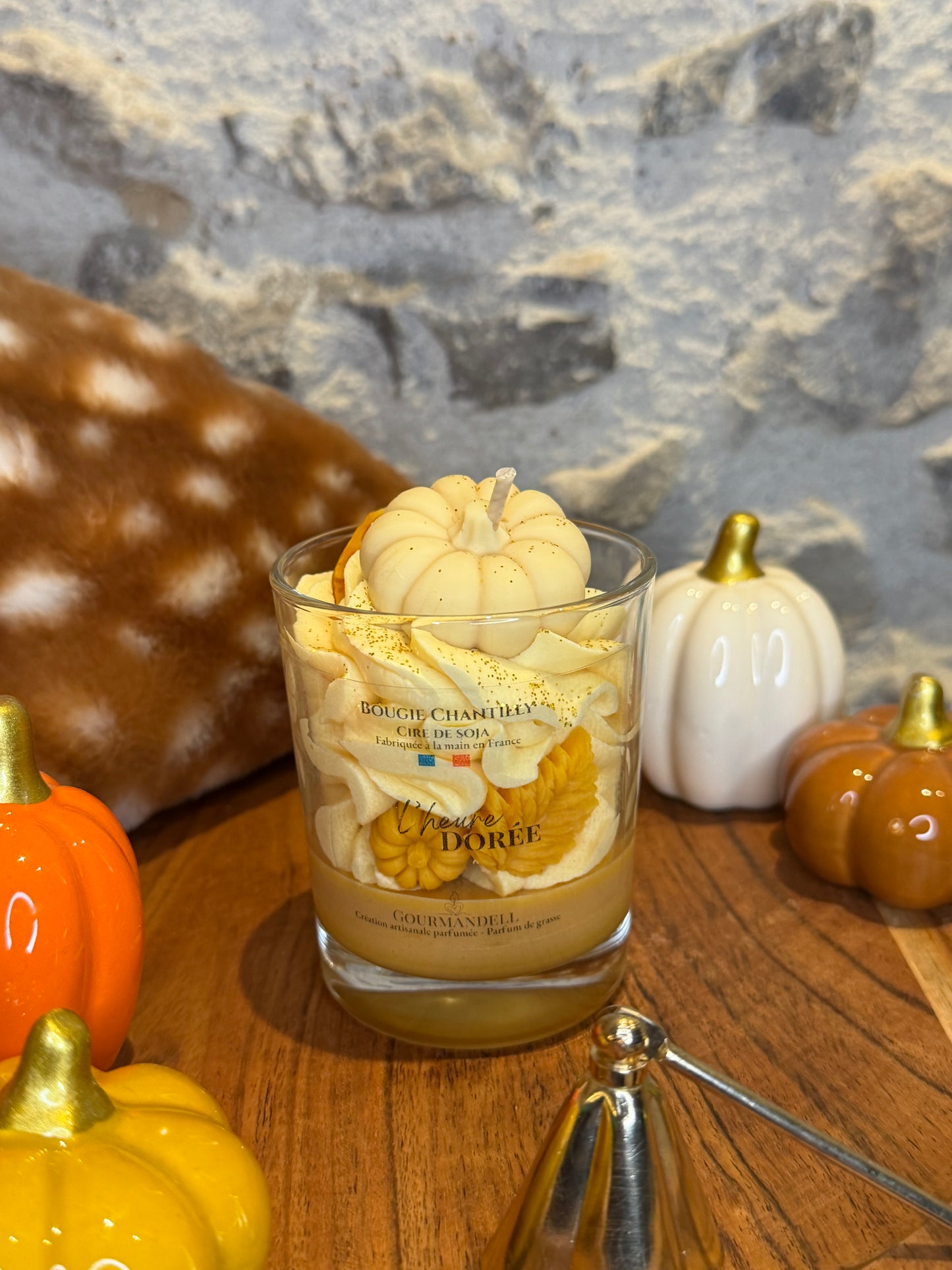 🍂 Bougie chantilly L’Heure Dorée