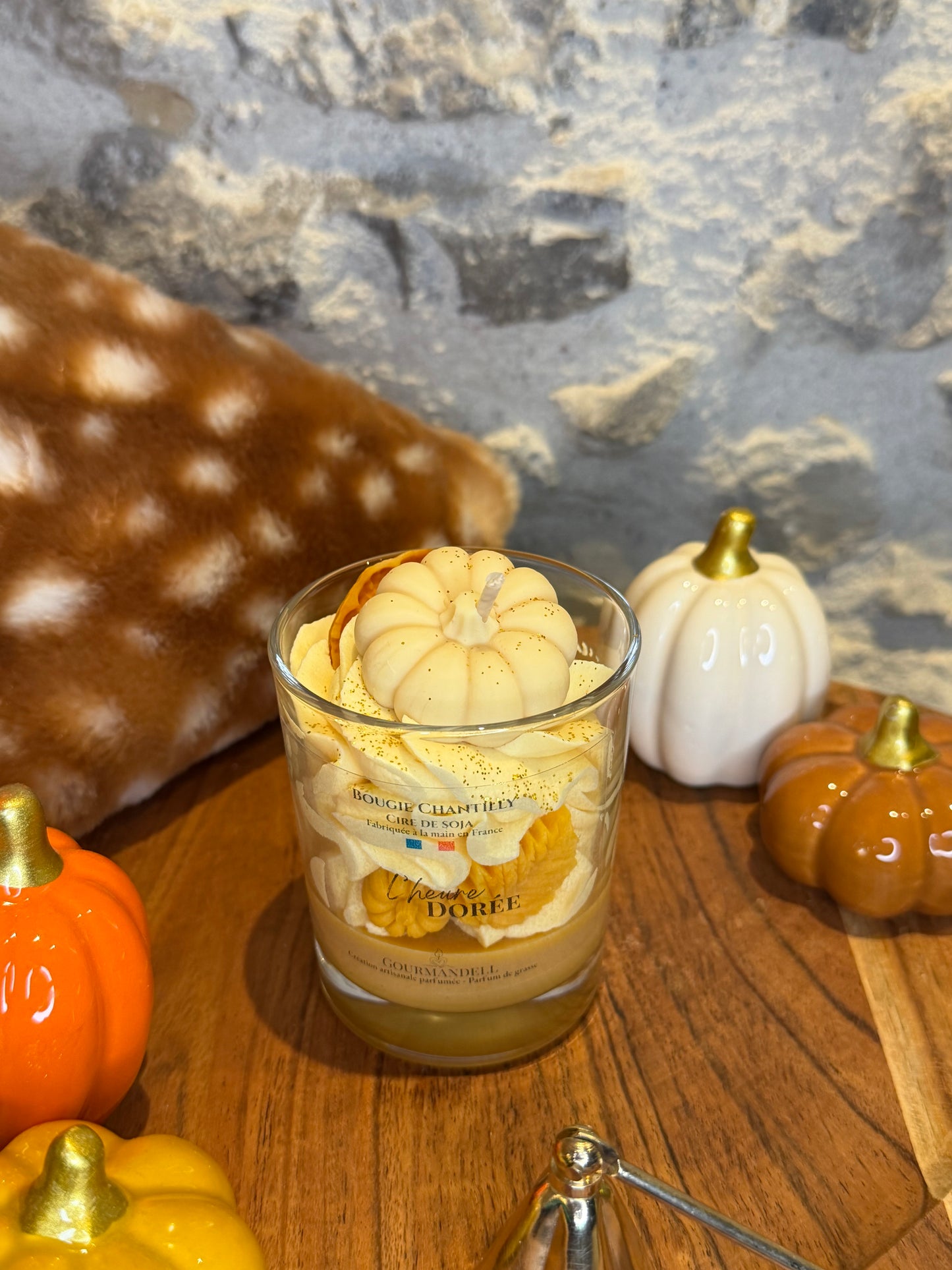 🍂 Bougie chantilly L’Heure Dorée