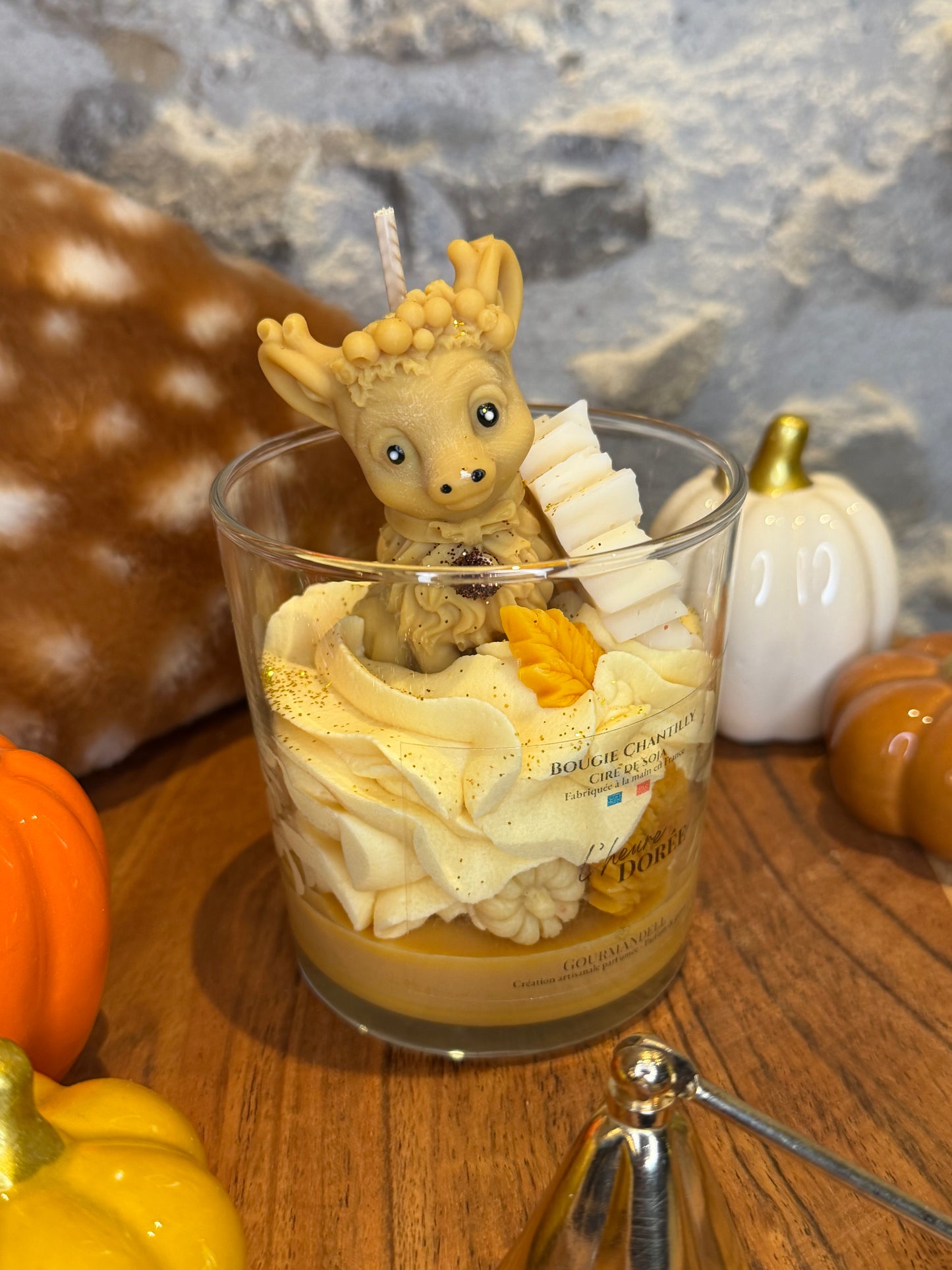 🍂 Bougie chantilly L’Heure Dorée