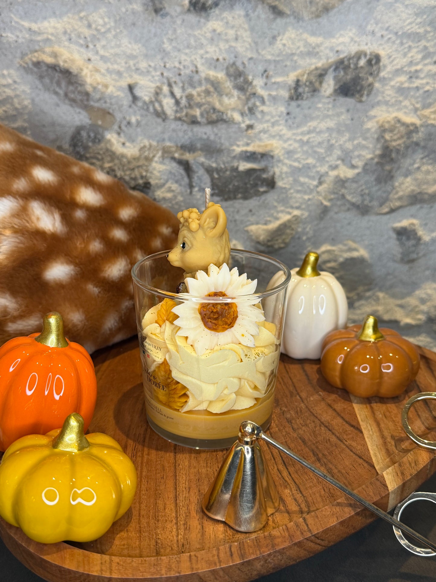 🍂 Bougie chantilly L’Heure Dorée