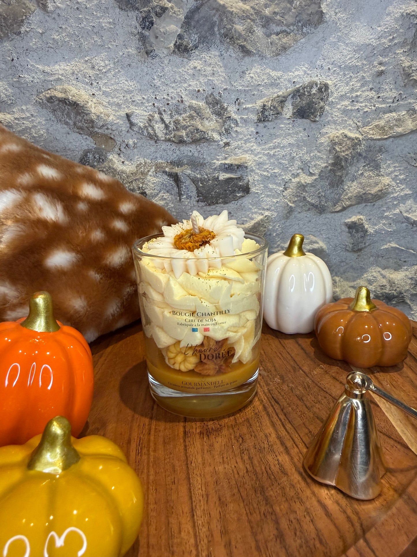 🍂 Bougie chantilly L’Heure Dorée