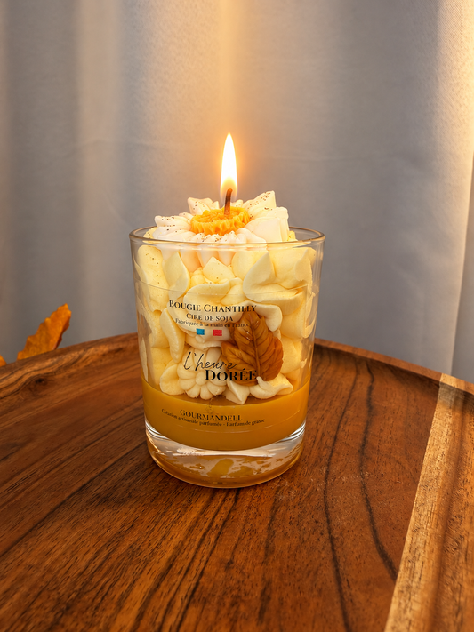 🍂 Bougie chantilly L’Heure Dorée