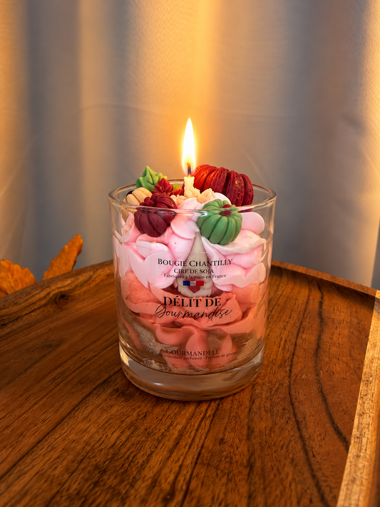 🍓 Bougie chantilly Délit de Gourmandise