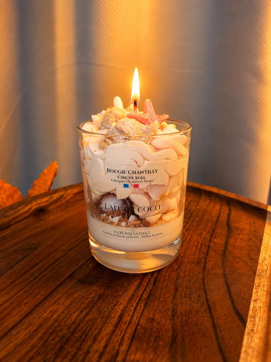 Bougie Chantilly Lait de Coco