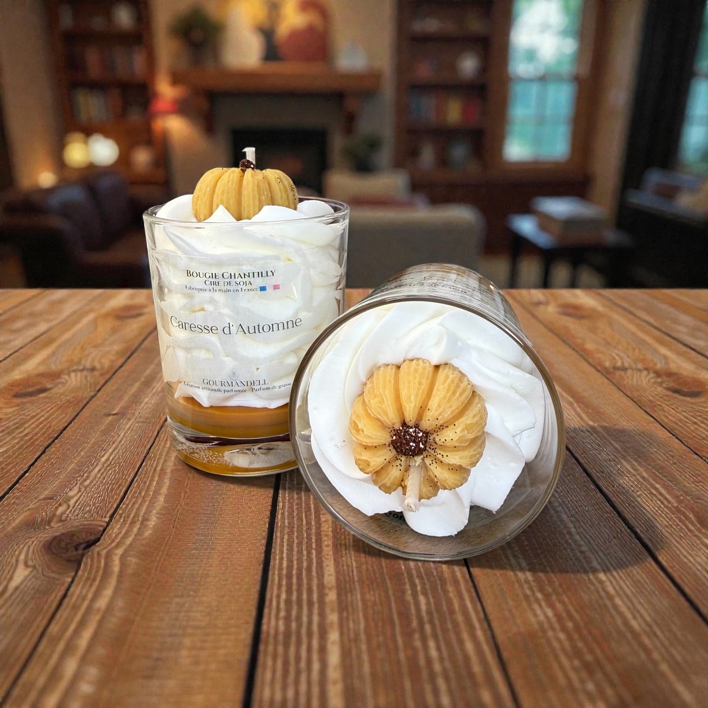 🍂 Bougie parfumée – Caresse d’Automne