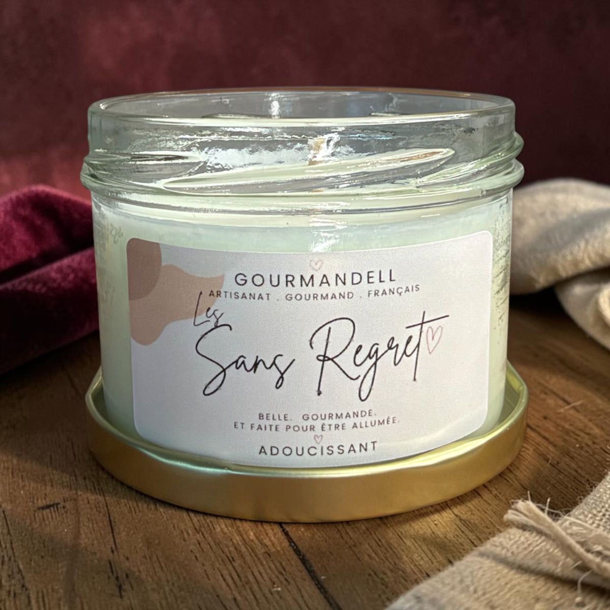 Bougie Les Sans Regret – 140 g