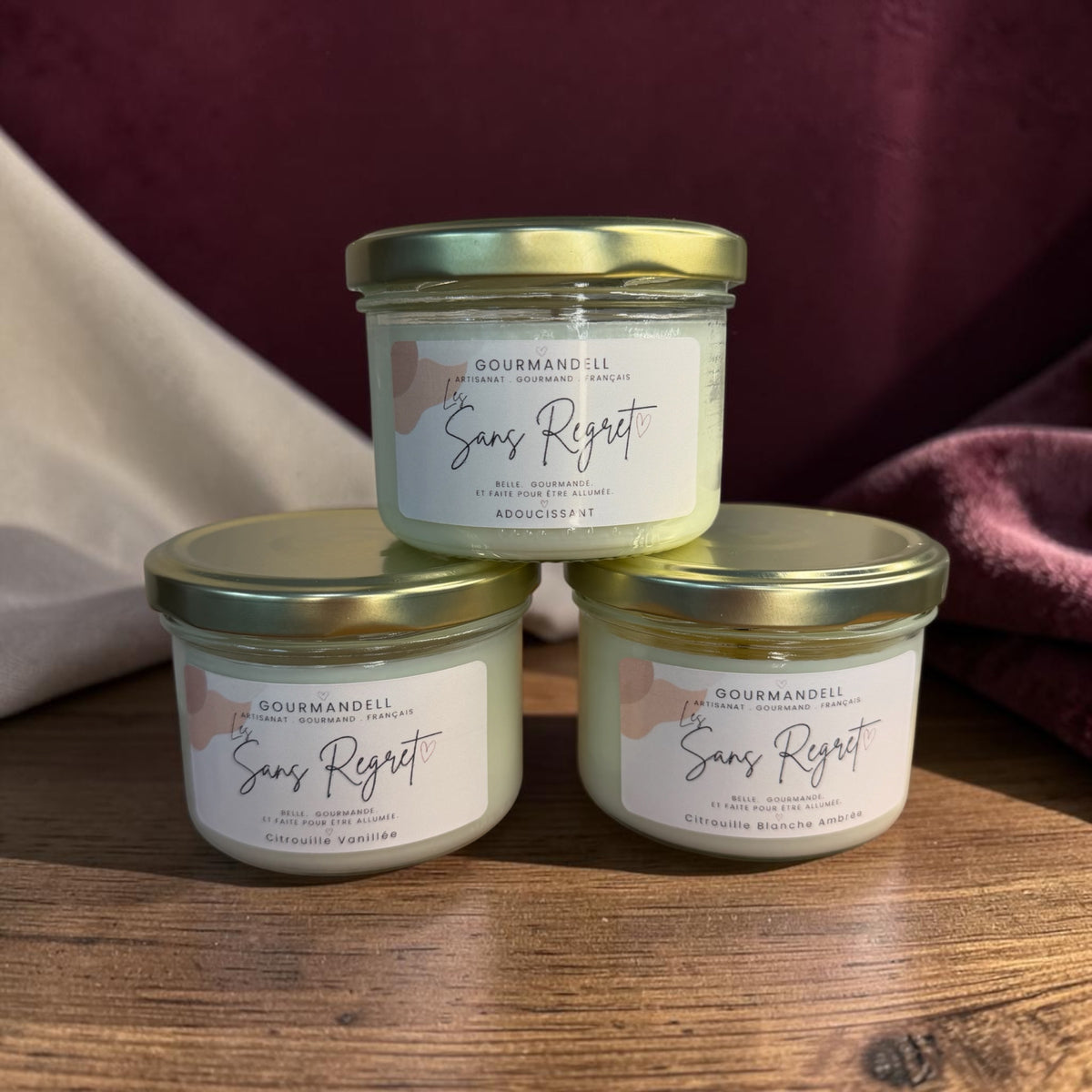 Bougie Les Sans Regret – 140 g