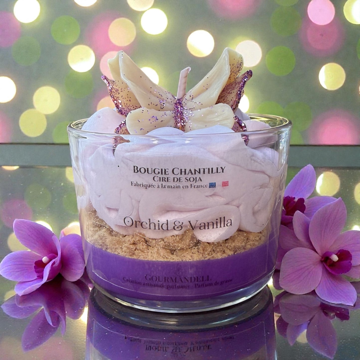 🌸 Bougie parfumée – Orchid & Vanilla