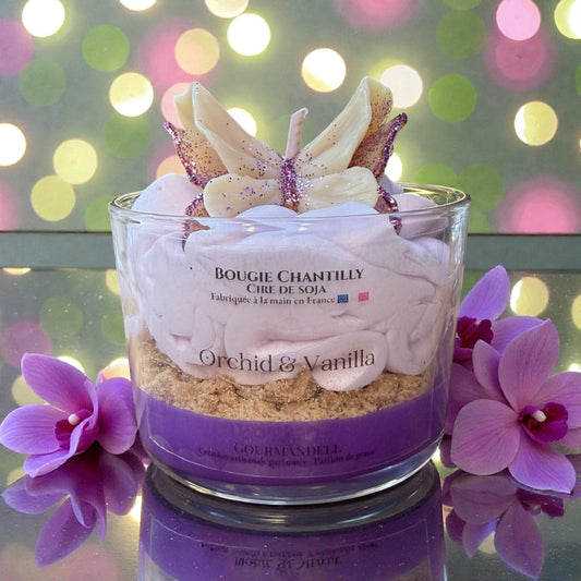 🌸 Bougie parfumée – Orchid & Vanilla