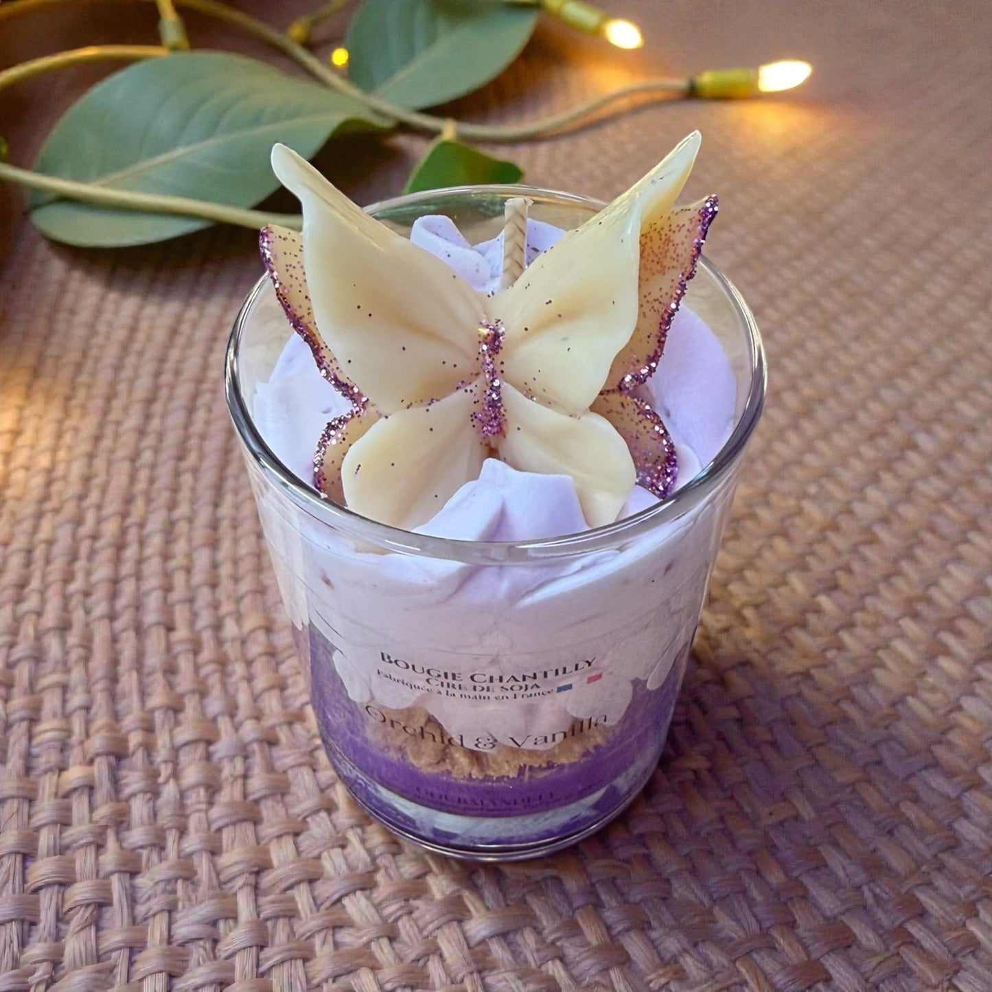 🌸 Bougie parfumée – Orchid & Vanilla