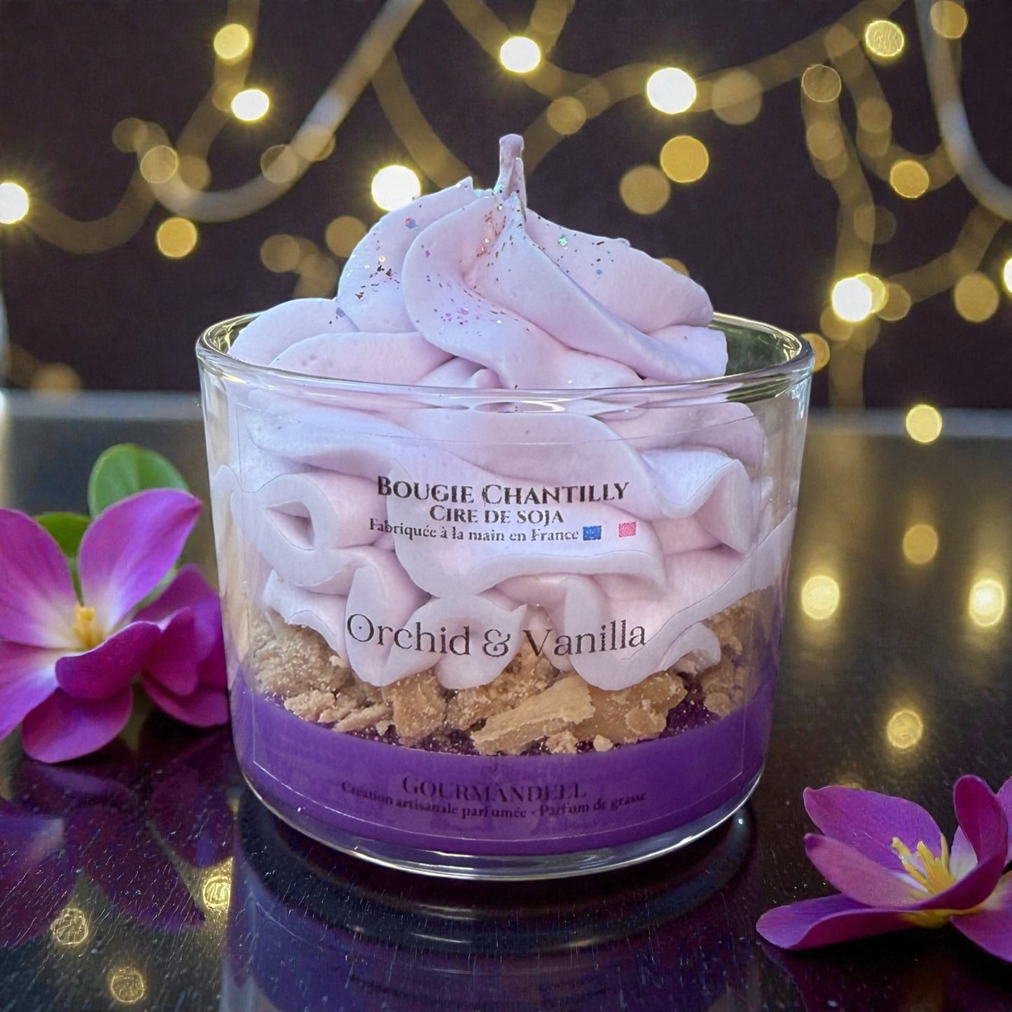 🌸 Bougie parfumée – Orchid & Vanilla
