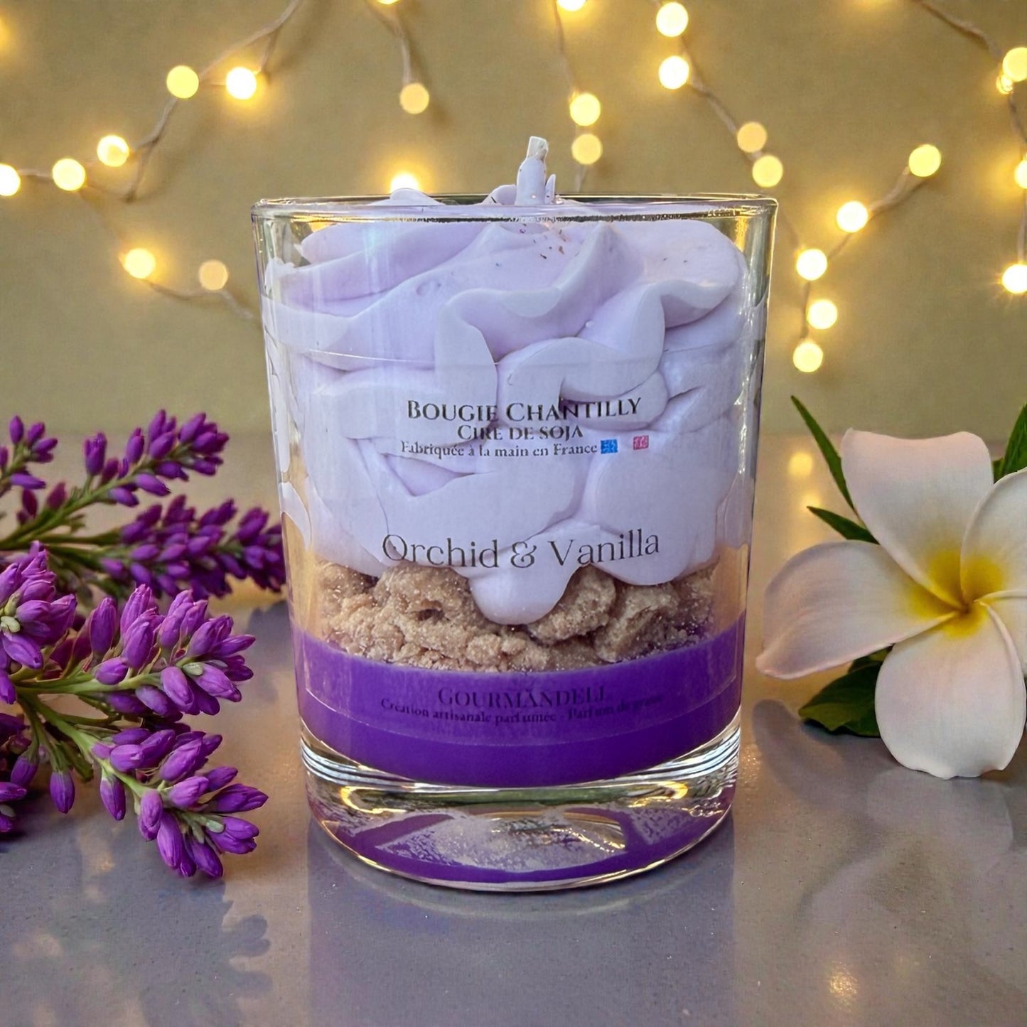 🌸 Bougie parfumée – Orchid & Vanilla