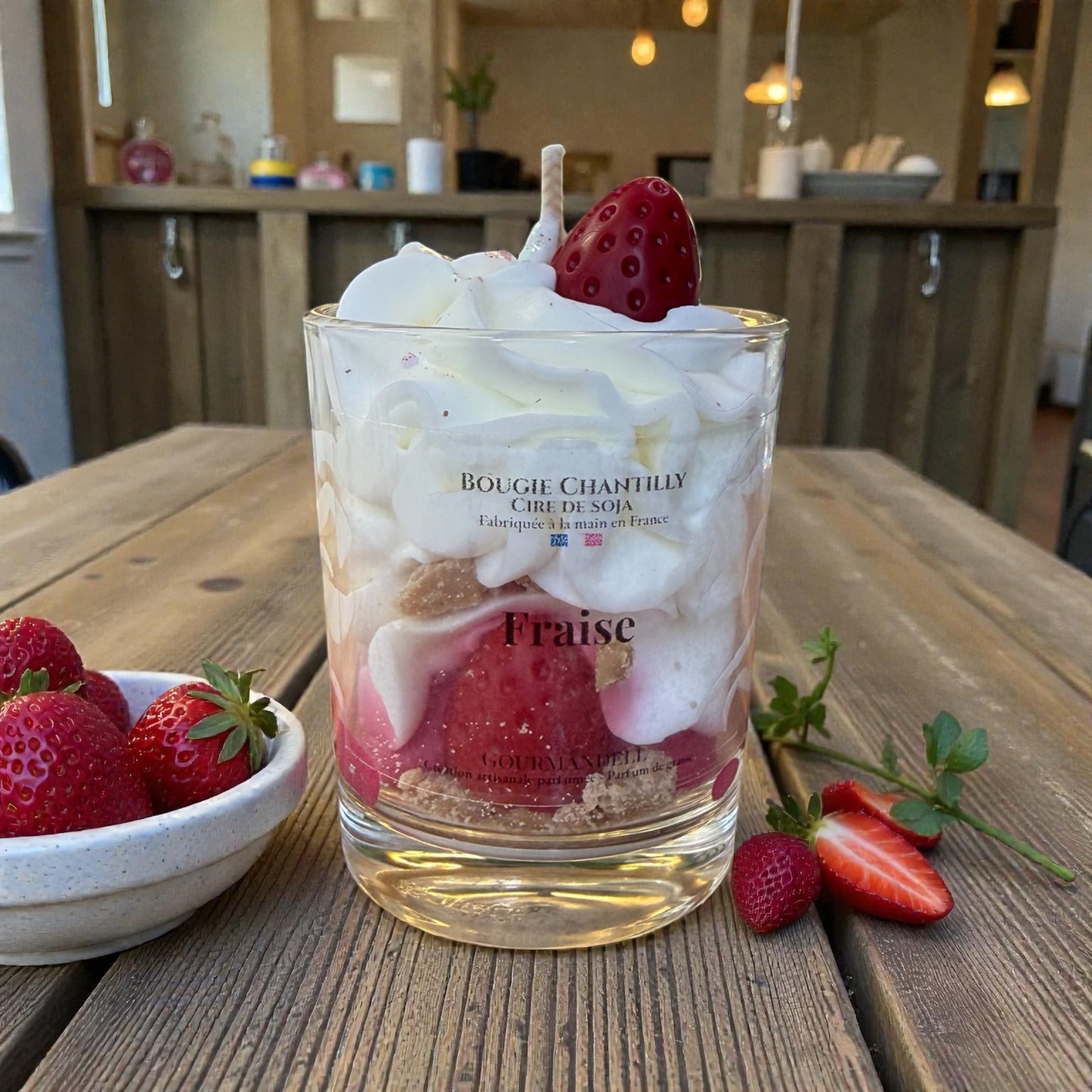 Bougie parfumée – Fraise