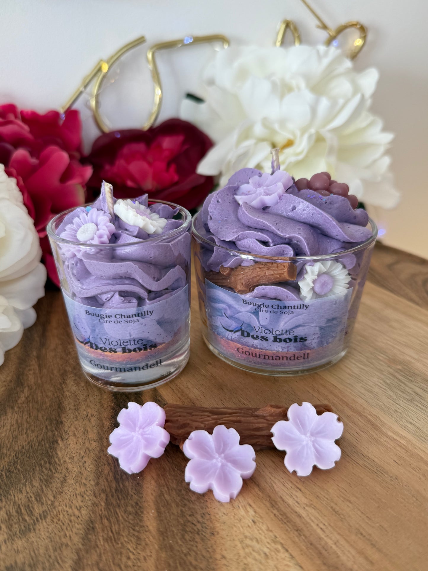 Bougie parfumée Violette Des bois – 70 g ou 170 g