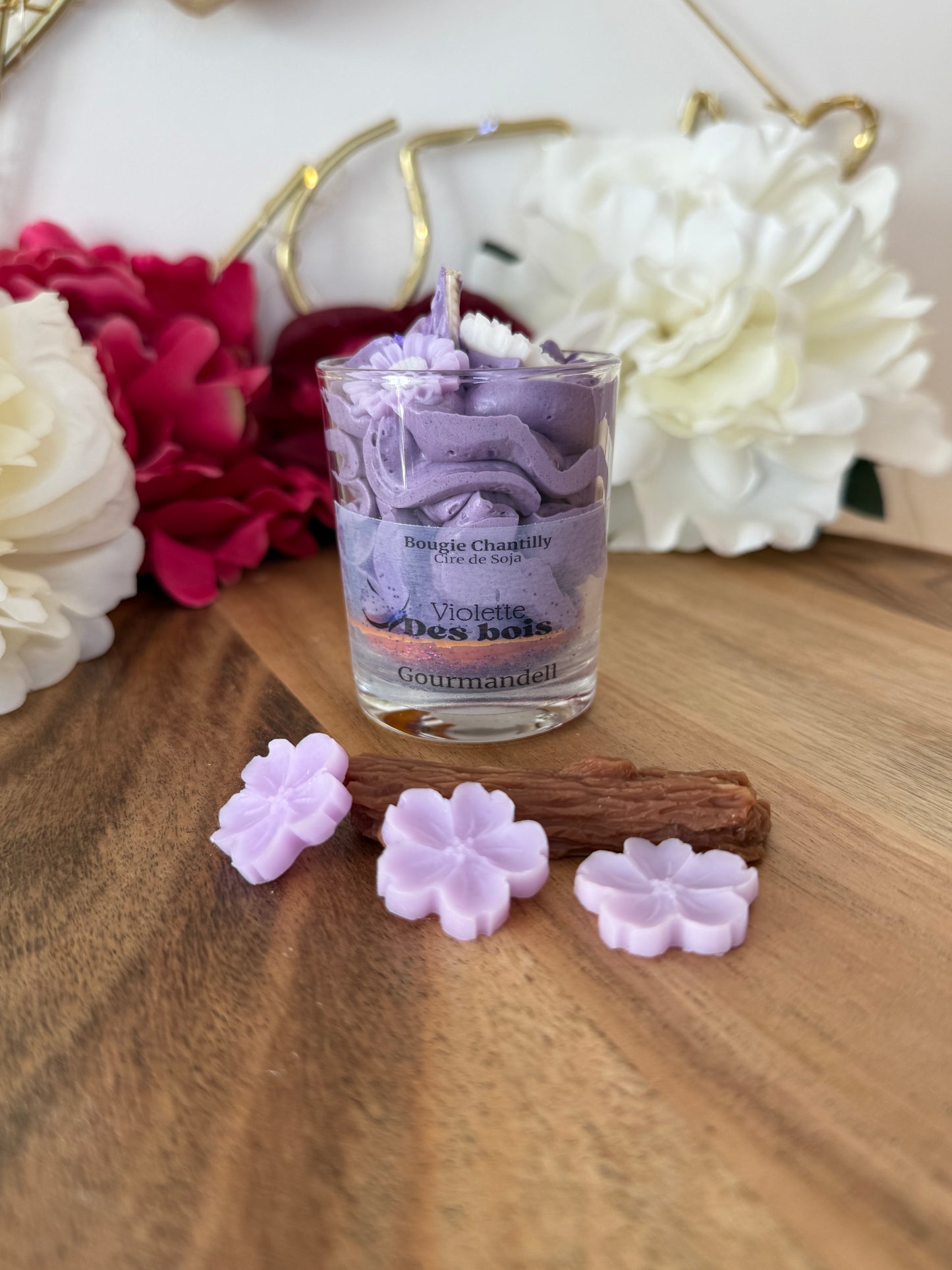 Bougie parfumée Violette Des bois – 70 g ou 170 g
