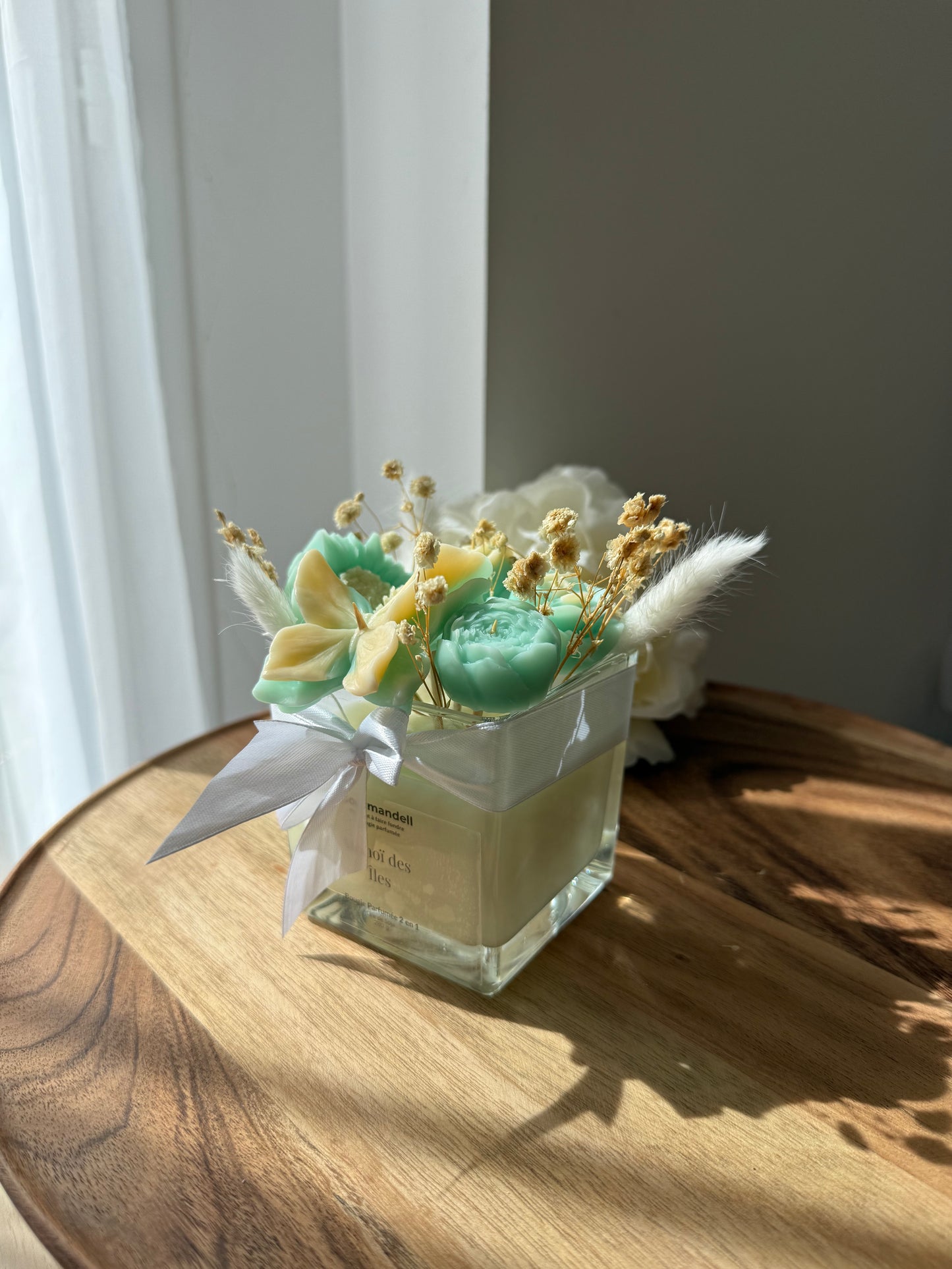 Bougie 2 en 1 Monoï des Îles – Fondants + Bougie Parfumée – Édition Unique
