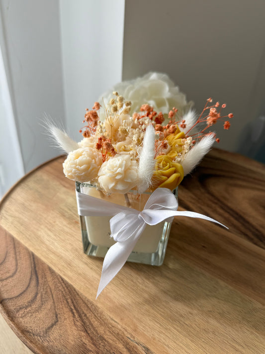 Bougie 2 en 1 Adoucissant – Fondants + Bougie Parfumée – Édition Unique