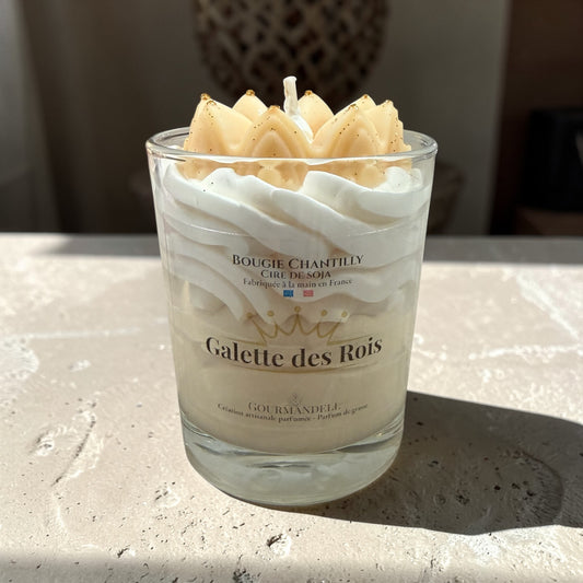 👑 Bougie parfumée – Galette des Rois