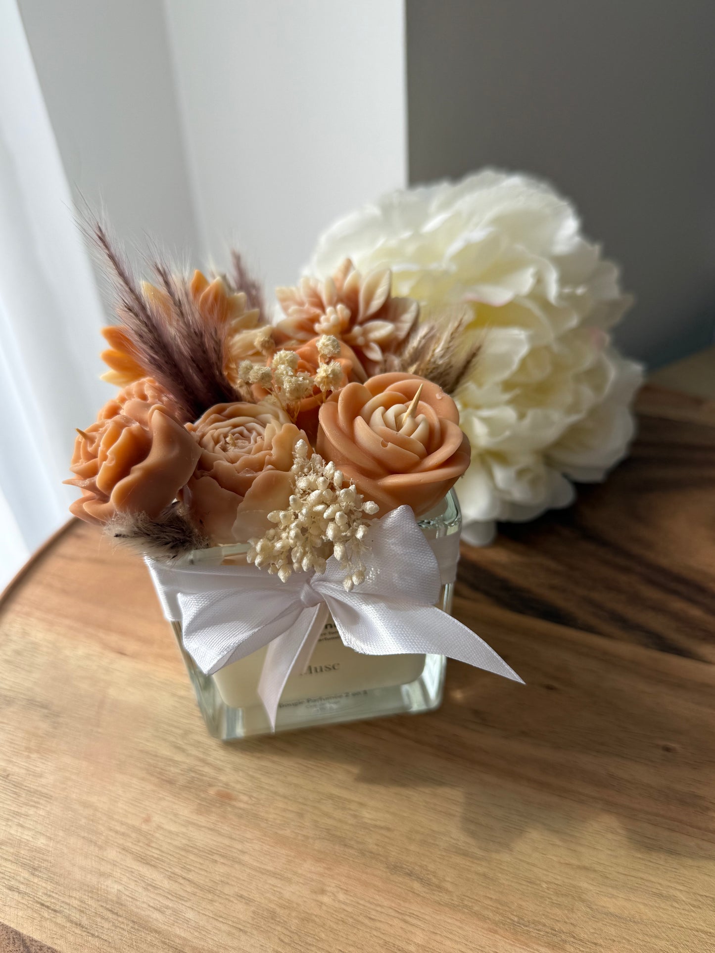 Bougie 2 en 1 Musc – Fondants + Bougie Parfumée – Pièce Unique