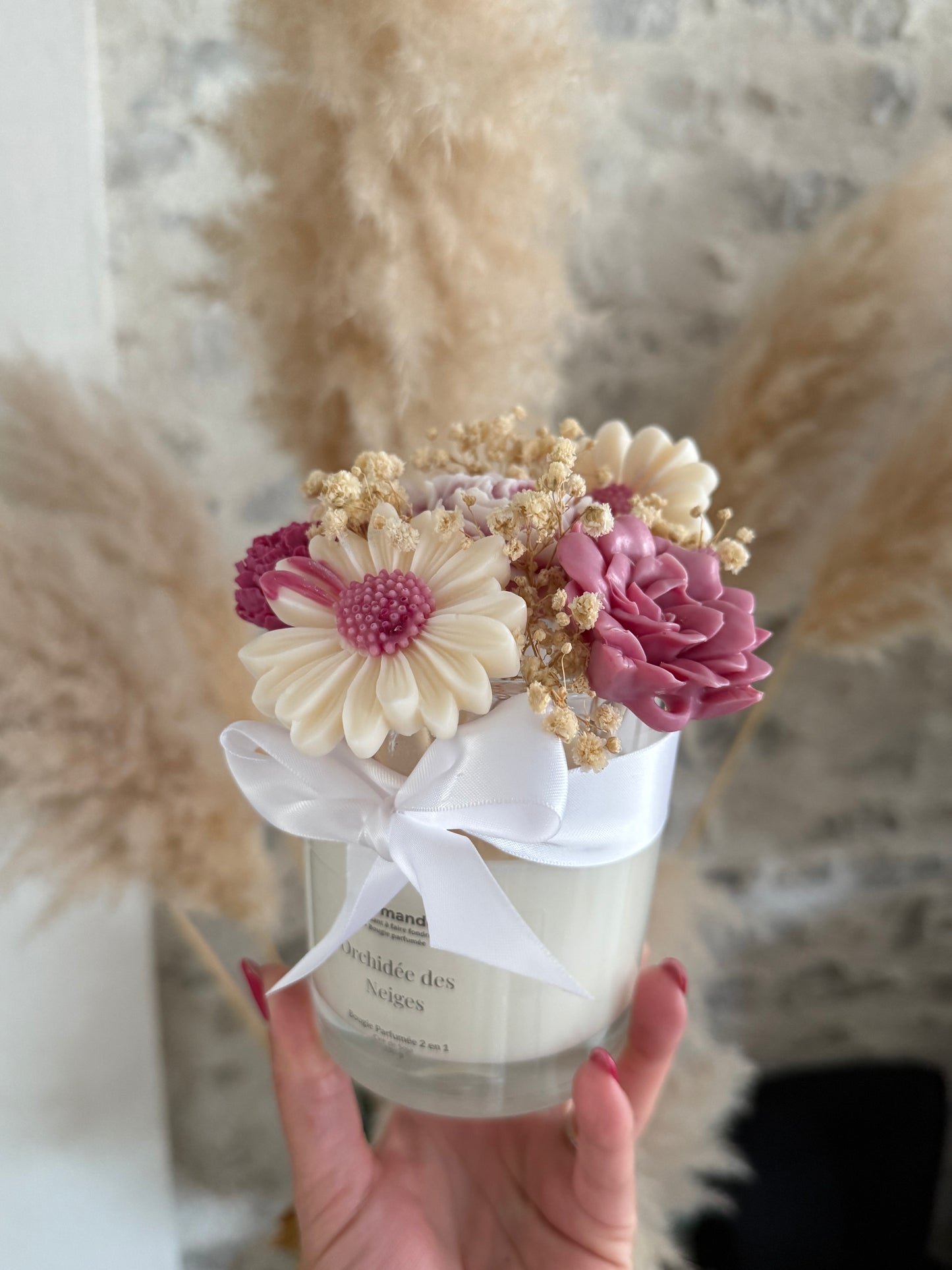 Bougie 2 en 1 – Orchidée des Neiges – Édition Limitée 330 g
